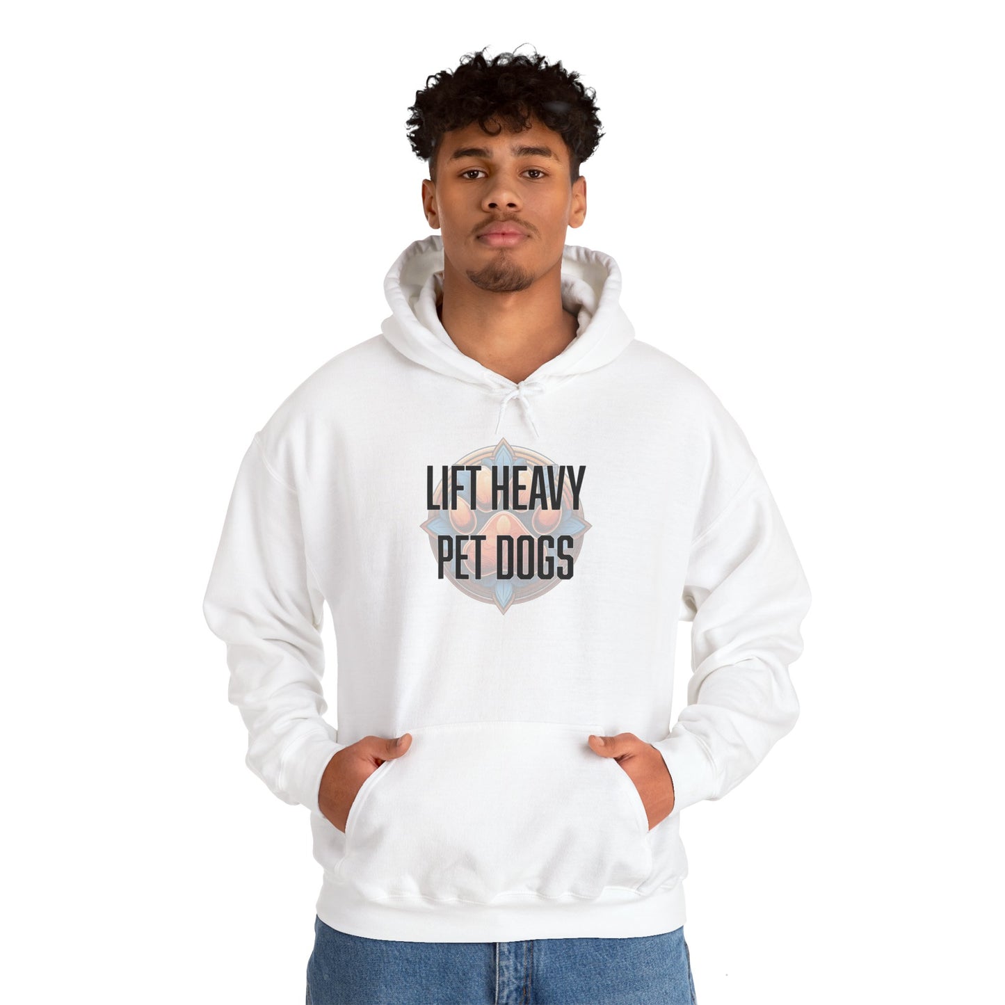 Lift heavy pet dogs 3 - Unisex Heavy Blend™ Hooded Sweatshirt