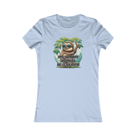 My spirit animal is a sloth - Women's Favorite Tee