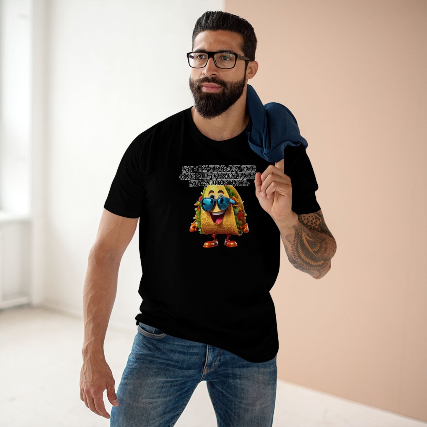 Texting taco - Men's Staple Tee