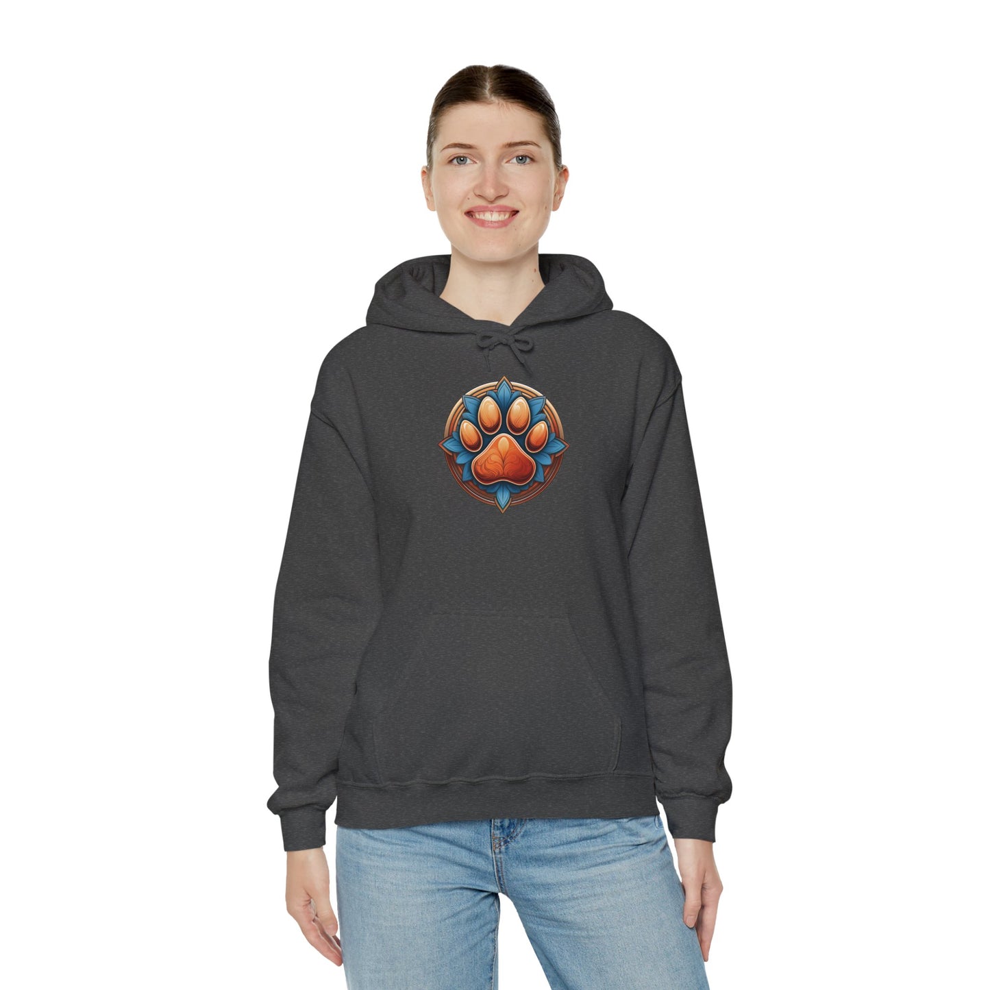 Pawprint logo - Unisex Heavy Blend™ Hooded Sweatshirt