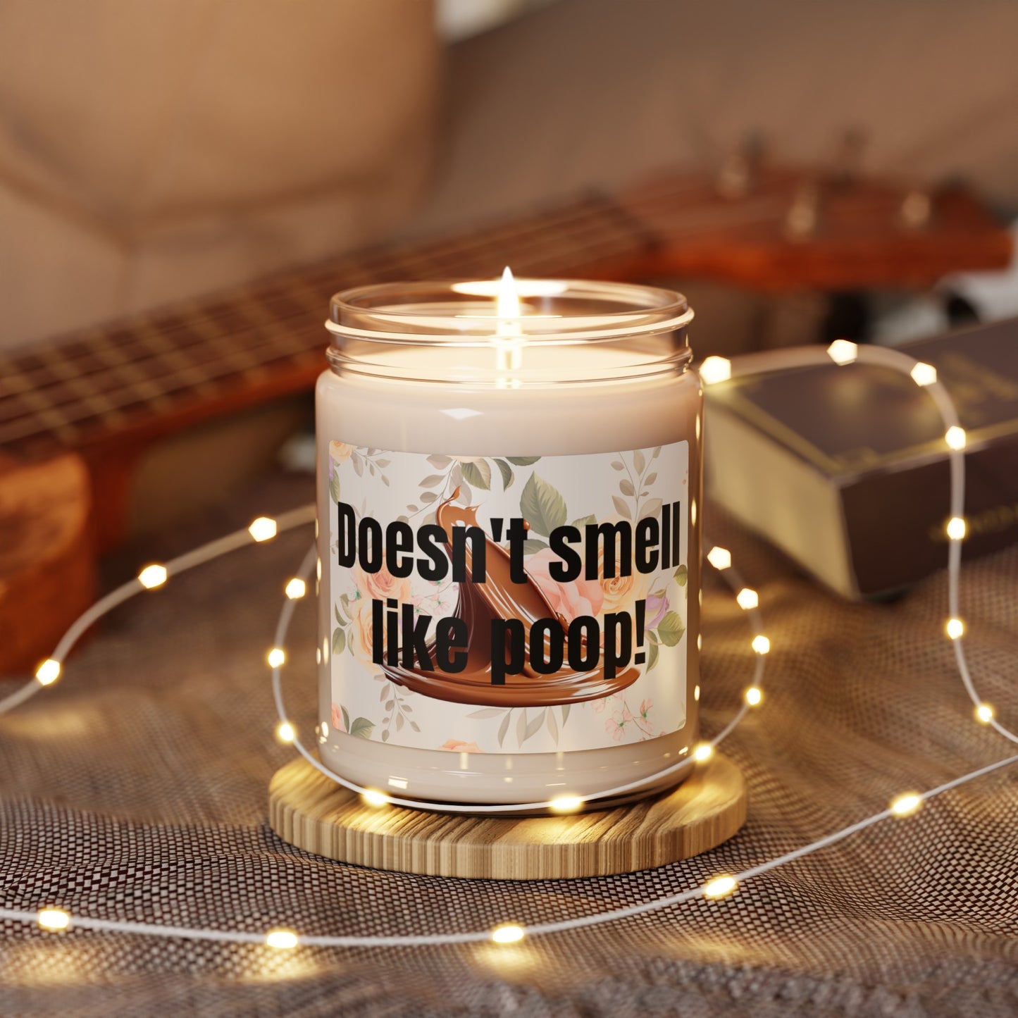 Exclusive - Doesn't smell like poop! - Scented Soy Candle, 9oz