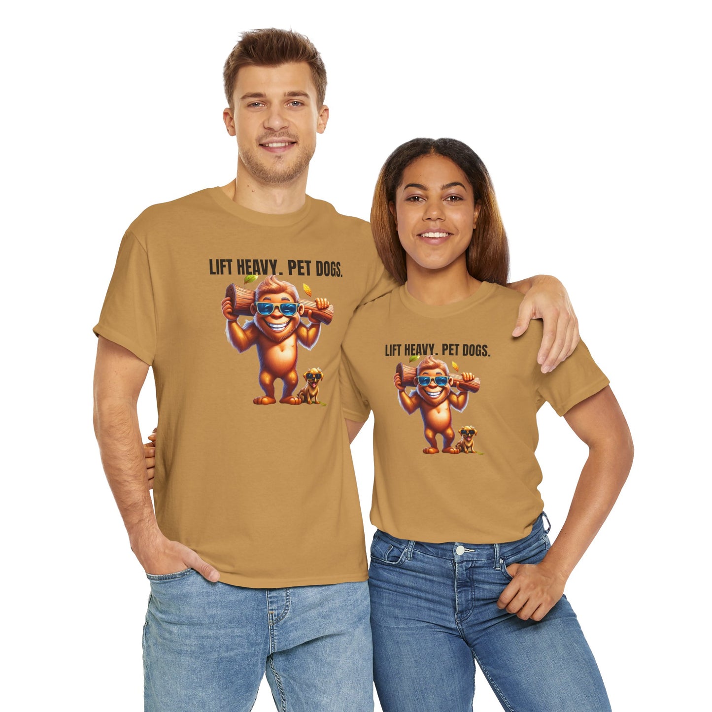 Lift heavy pet dogs 1 - Unisex Heavy Cotton Tee