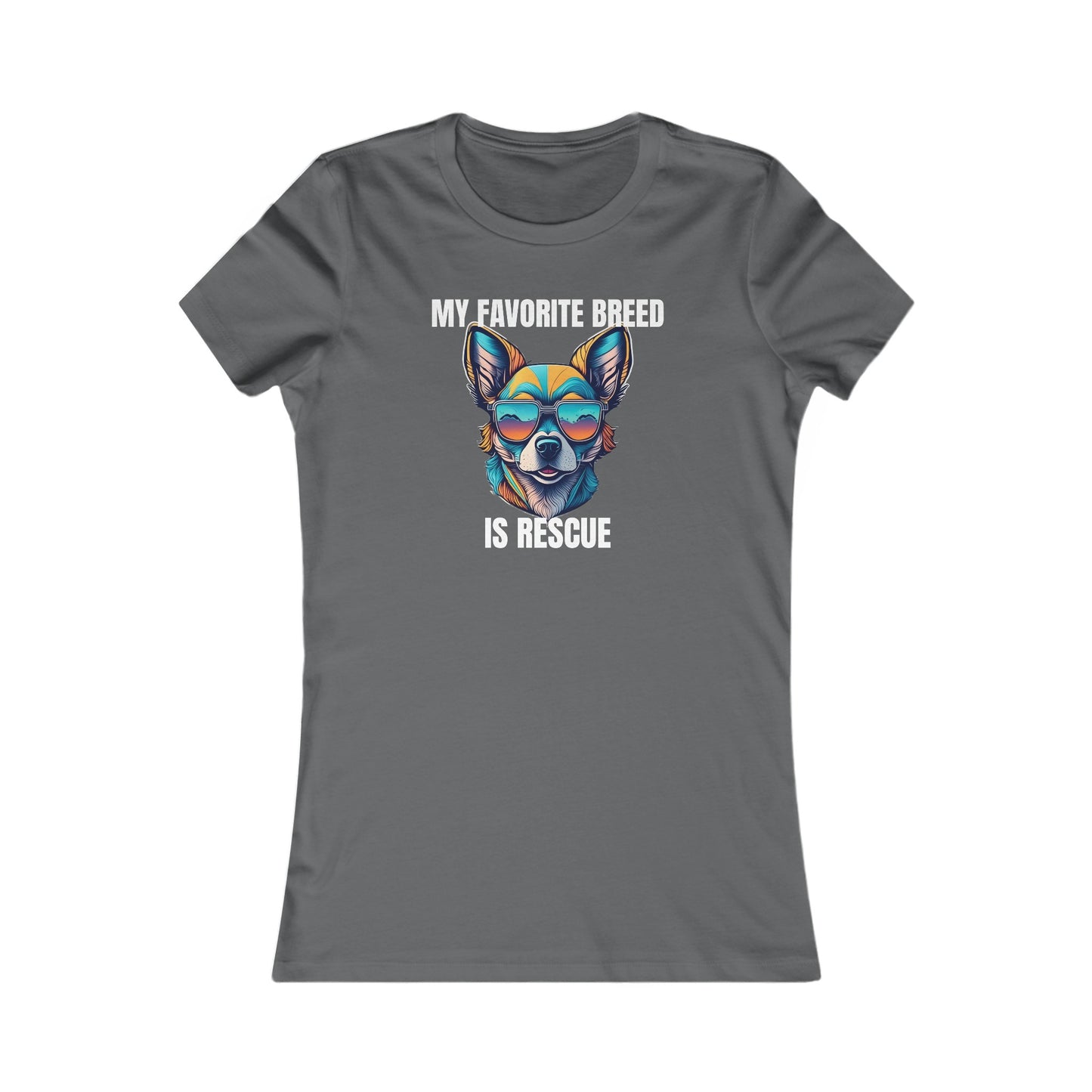 My favorite breed is rescue 2 - Women's Favorite Tee