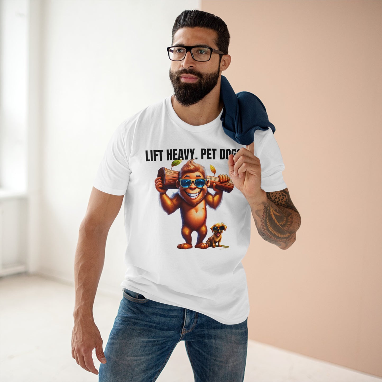 Lift heavy pet dogs 1 - Men's Staple Tee