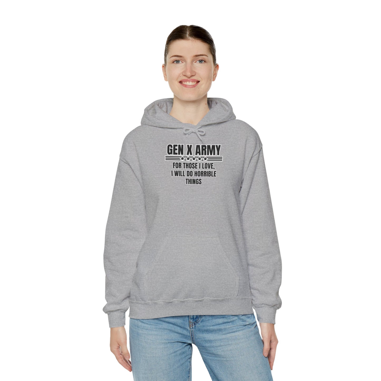 For those I love I will do horrible things - Unisex Heavy Blend™ Hooded Sweatshirt