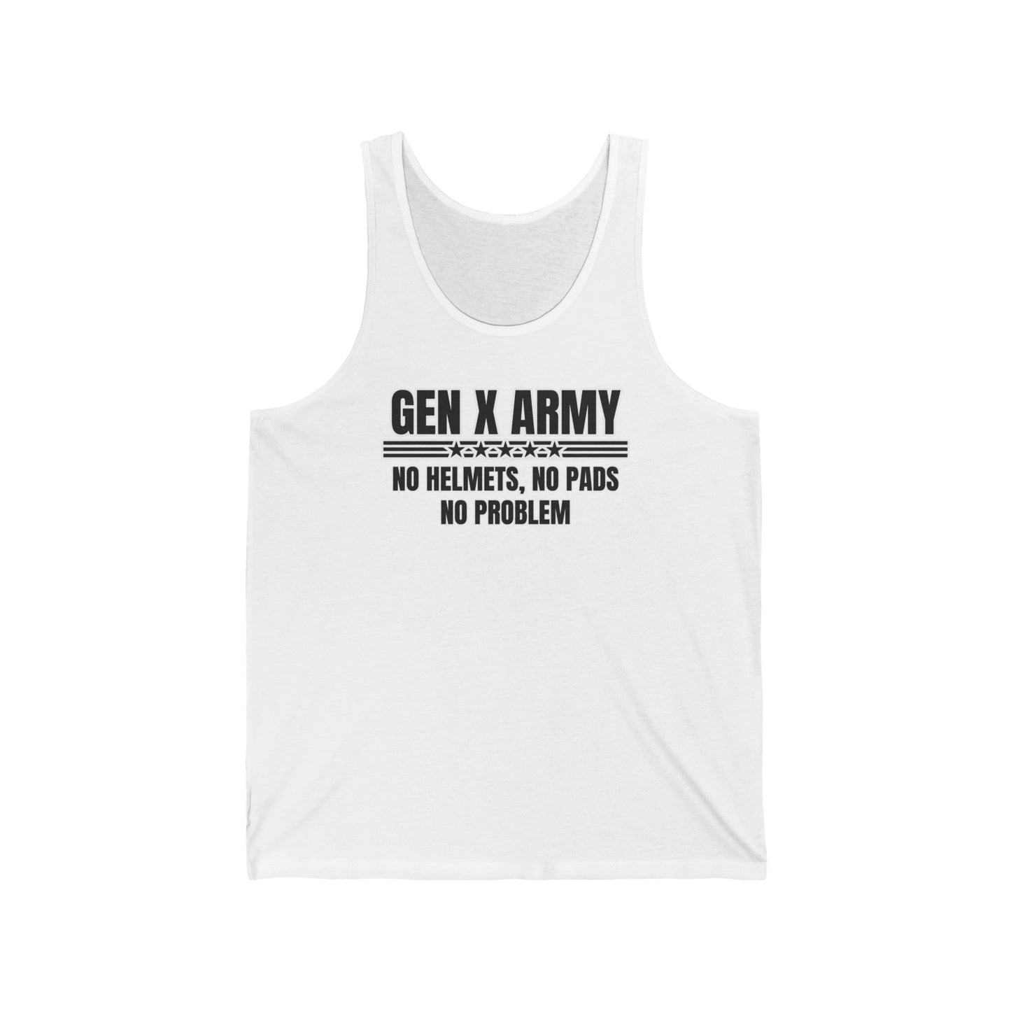 No helmets no pads no problem - Unisex Jersey Tank