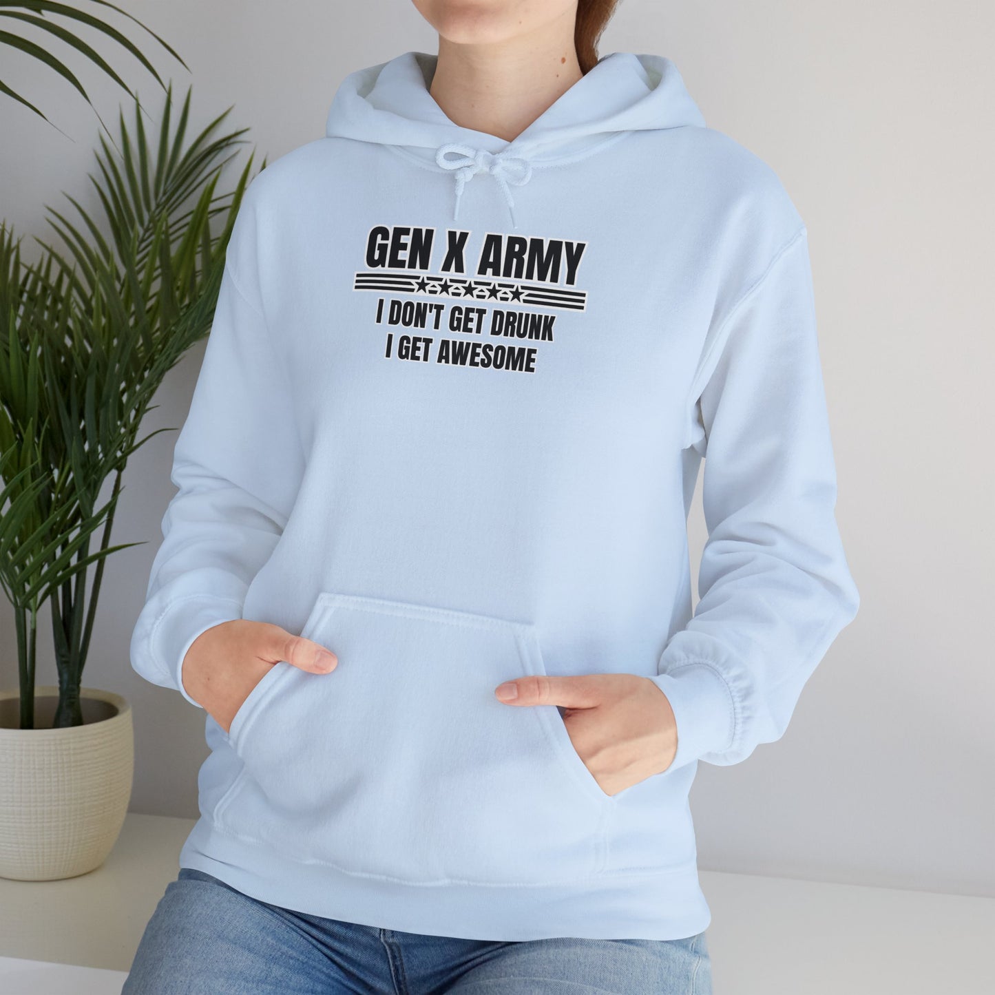 I don't get drunk I get awesome - Unisex Heavy Blend™ Hooded Sweatshirt