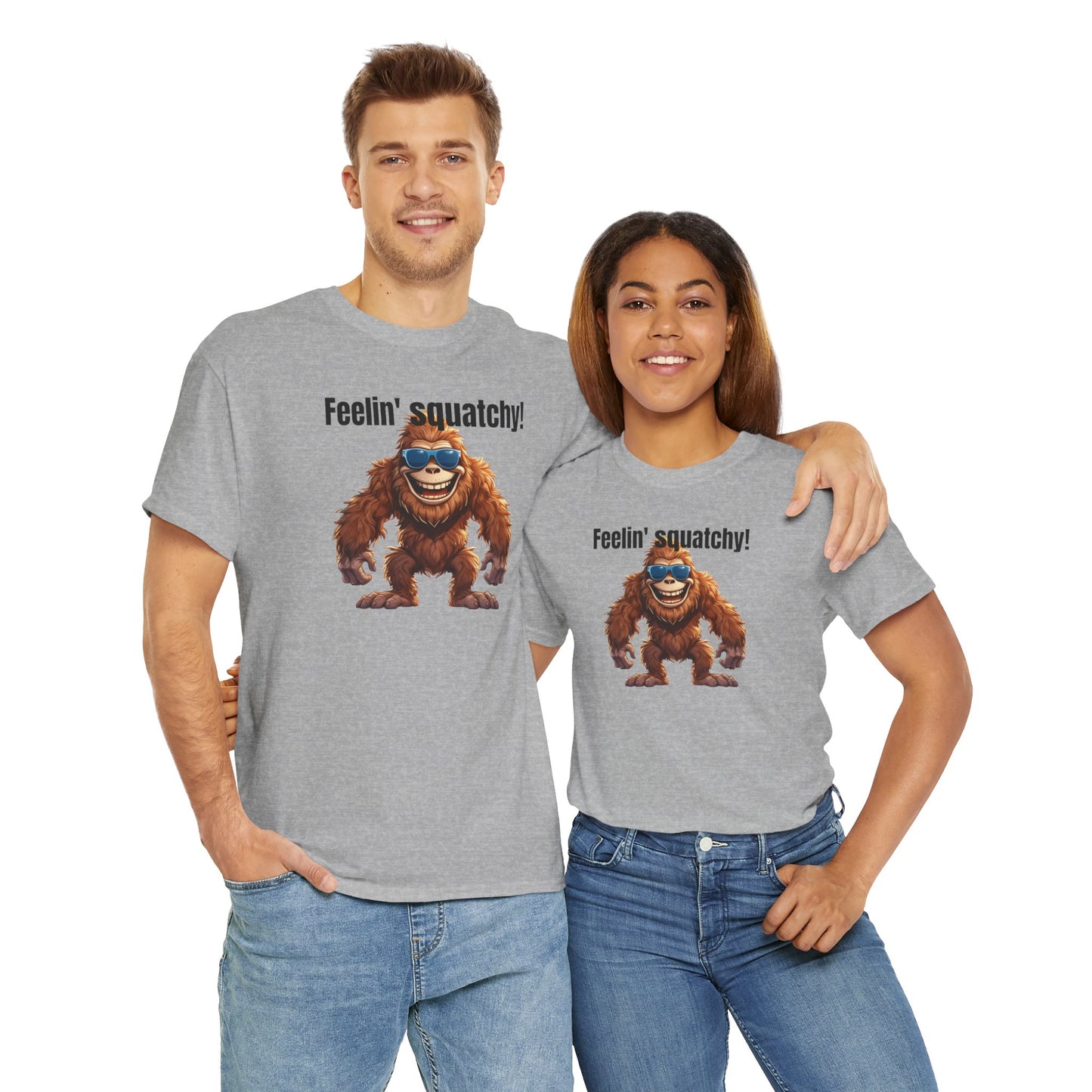 Feelin' squatchy! - Unisex Heavy Cotton Tee