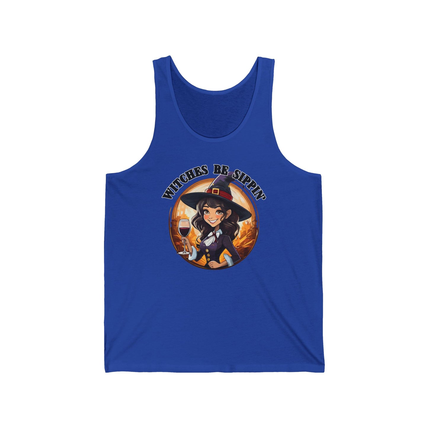 Witches Be Sippin' - Unisex Jersey Tank