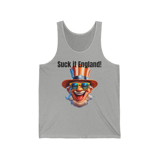 Suck it England! - Unisex Jersey Tank