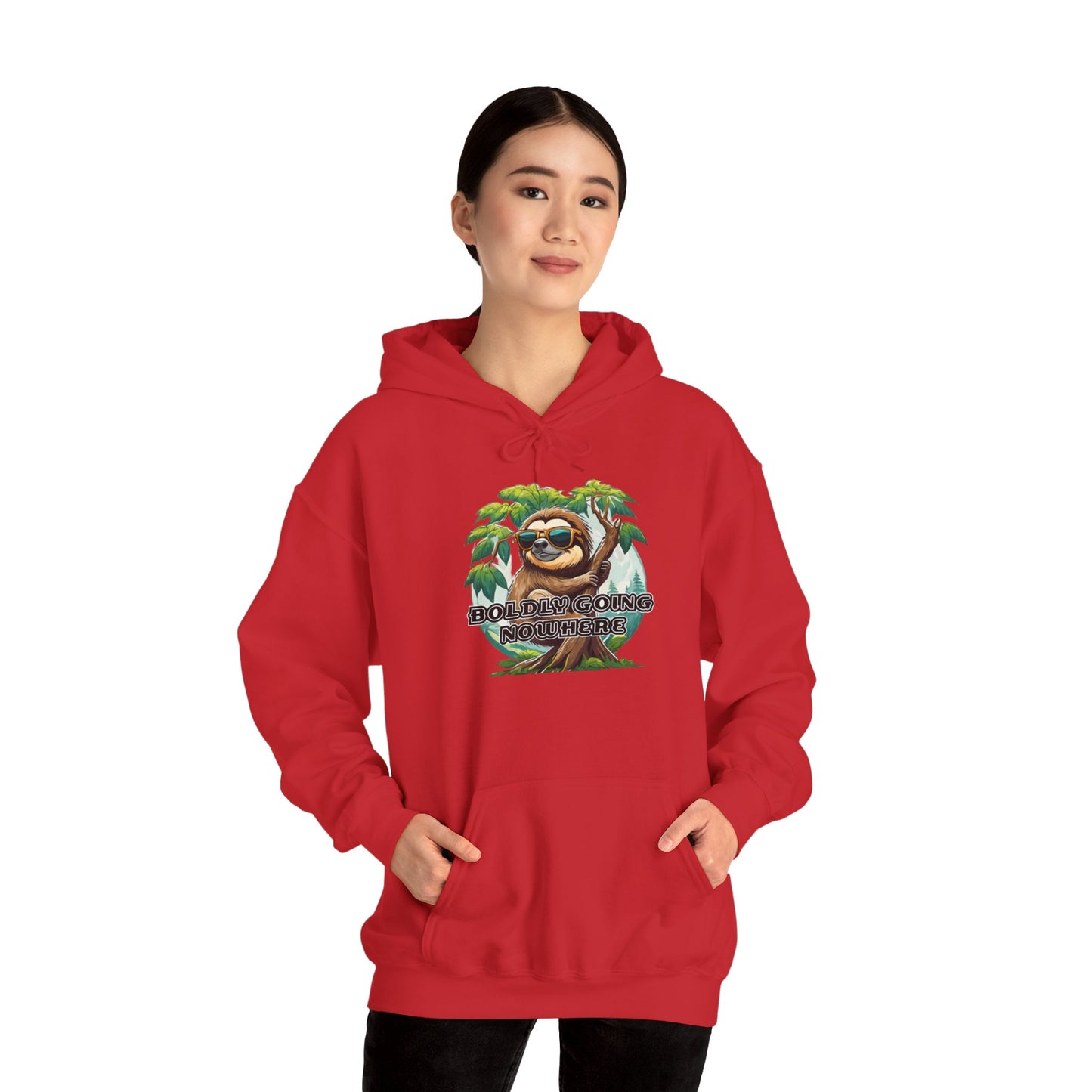 Boldly going nowhere - Unisex Heavy Blend™ Hooded Sweatshirt