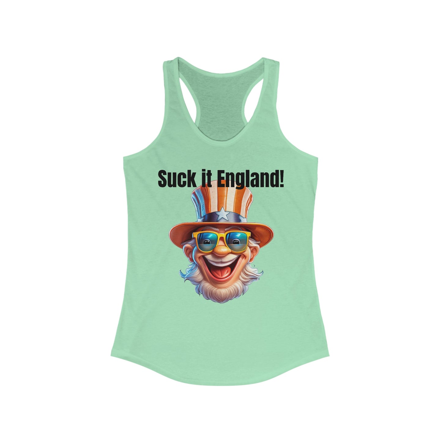 Suck it England! - Women's Ideal Racerback Tank