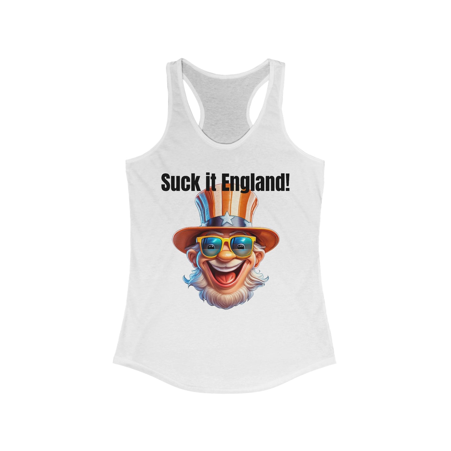 Suck it England! - Women's Ideal Racerback Tank