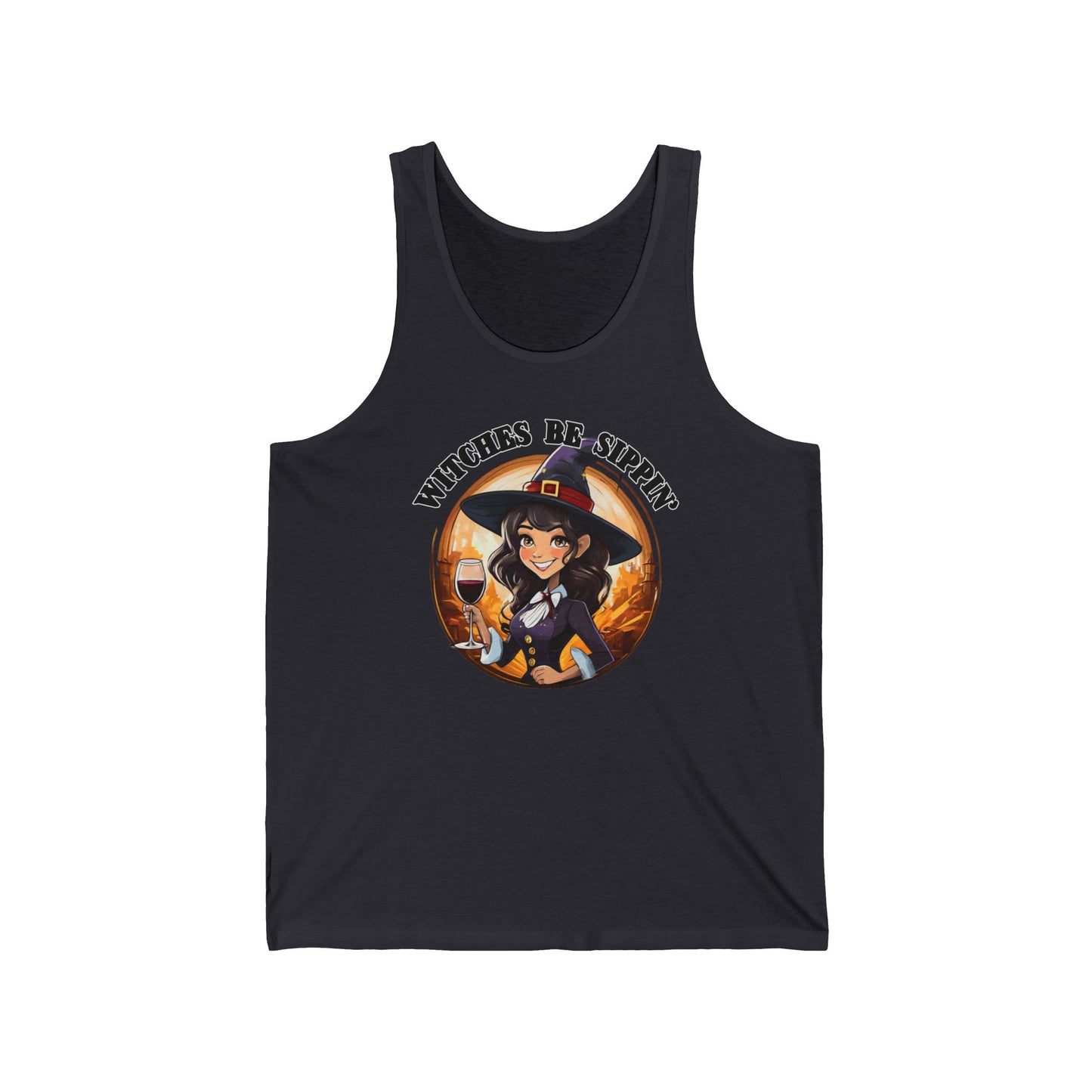 Witches Be Sippin' - Unisex Jersey Tank