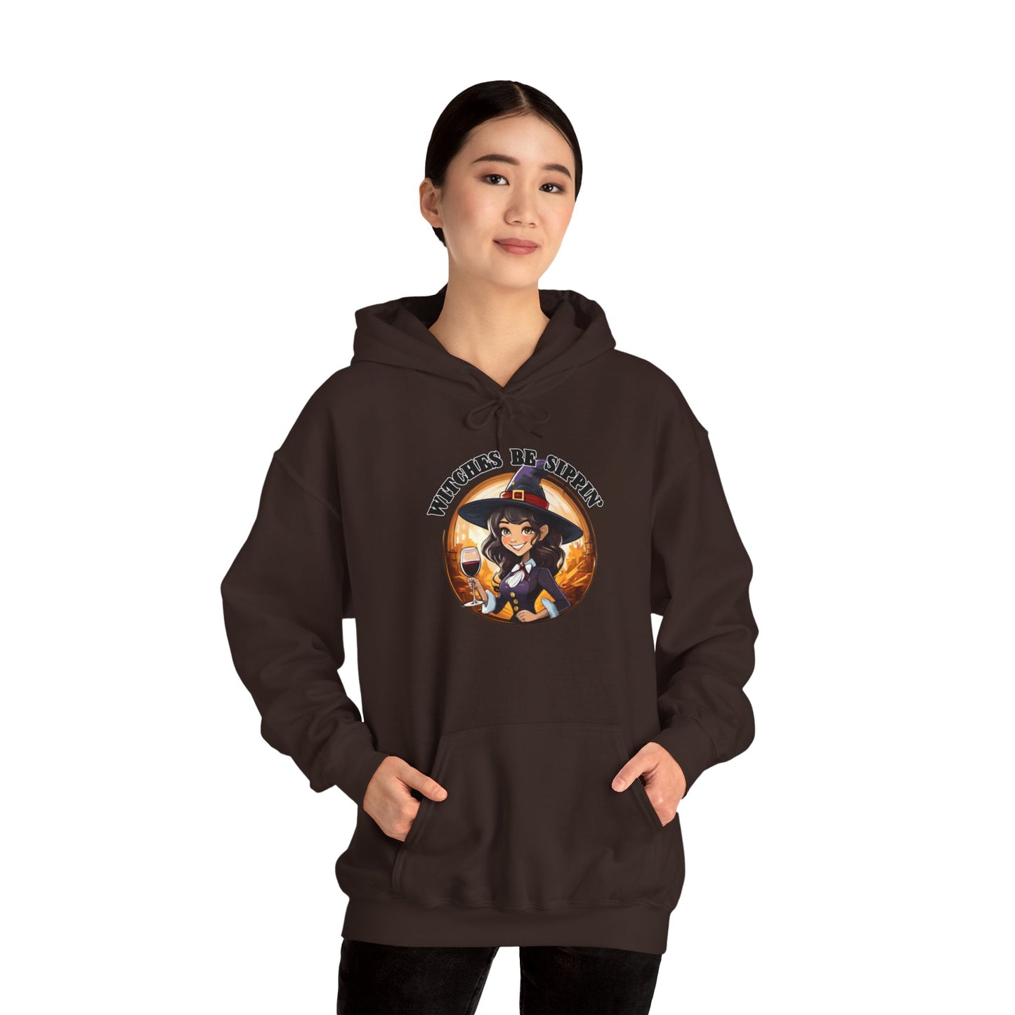 Witches Be Sippin' - Unisex Heavy Blend™ Hooded Sweatshirt