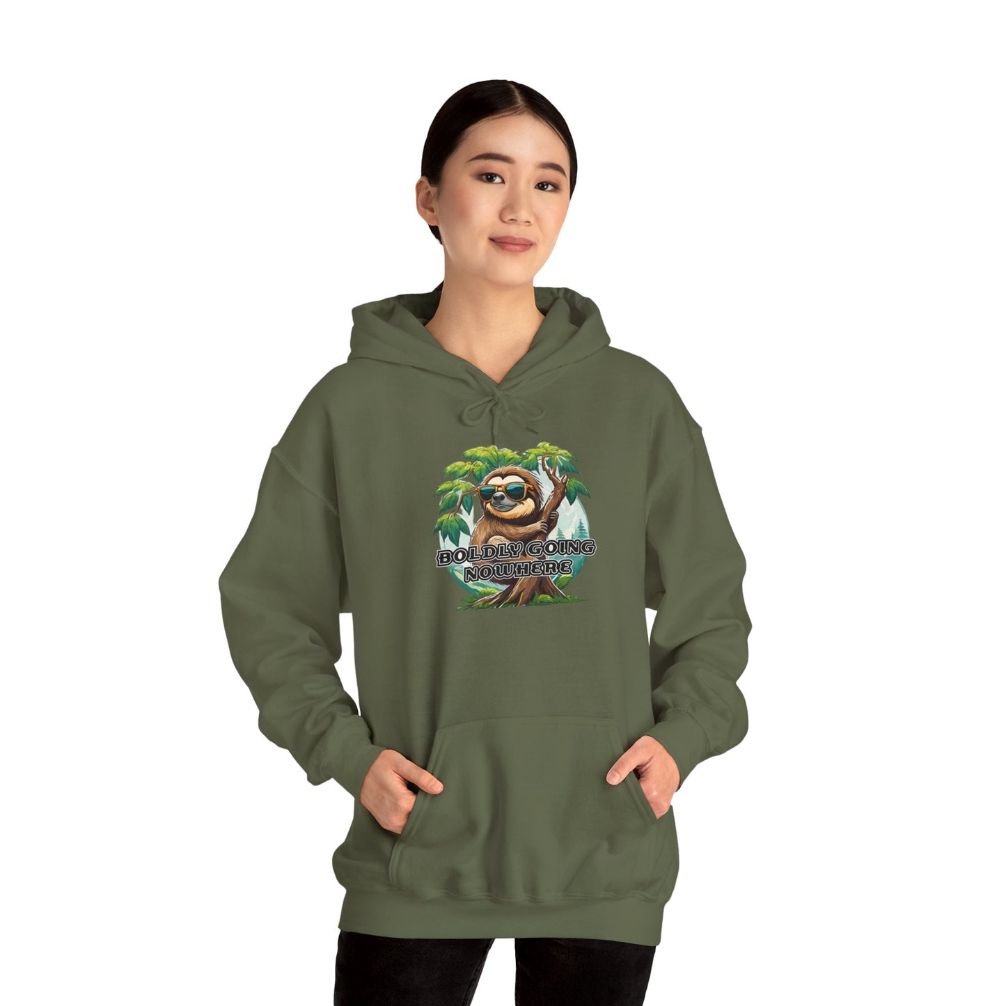 Boldly going nowhere - Unisex Heavy Blend™ Hooded Sweatshirt