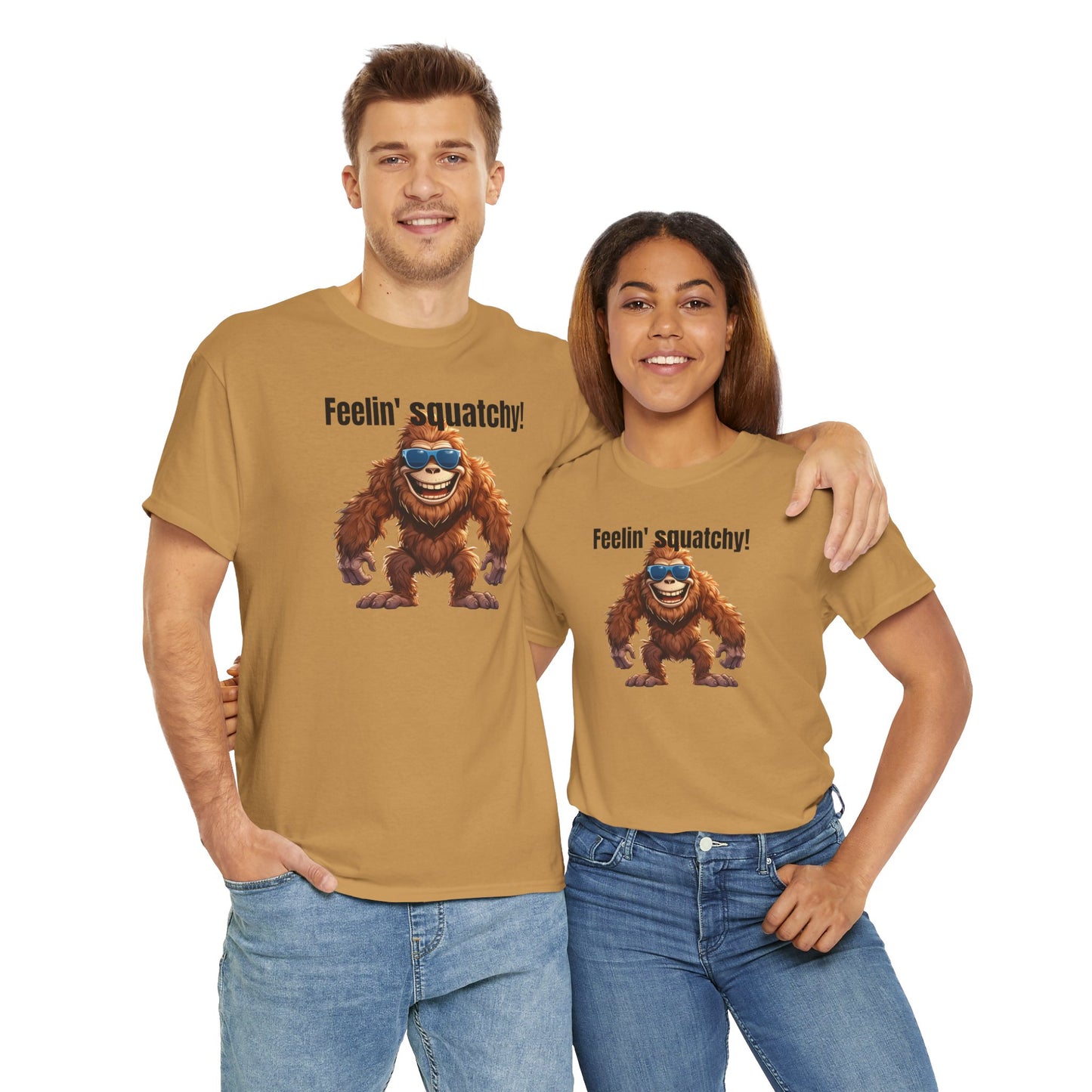 Feelin' squatchy! - Unisex Heavy Cotton Tee