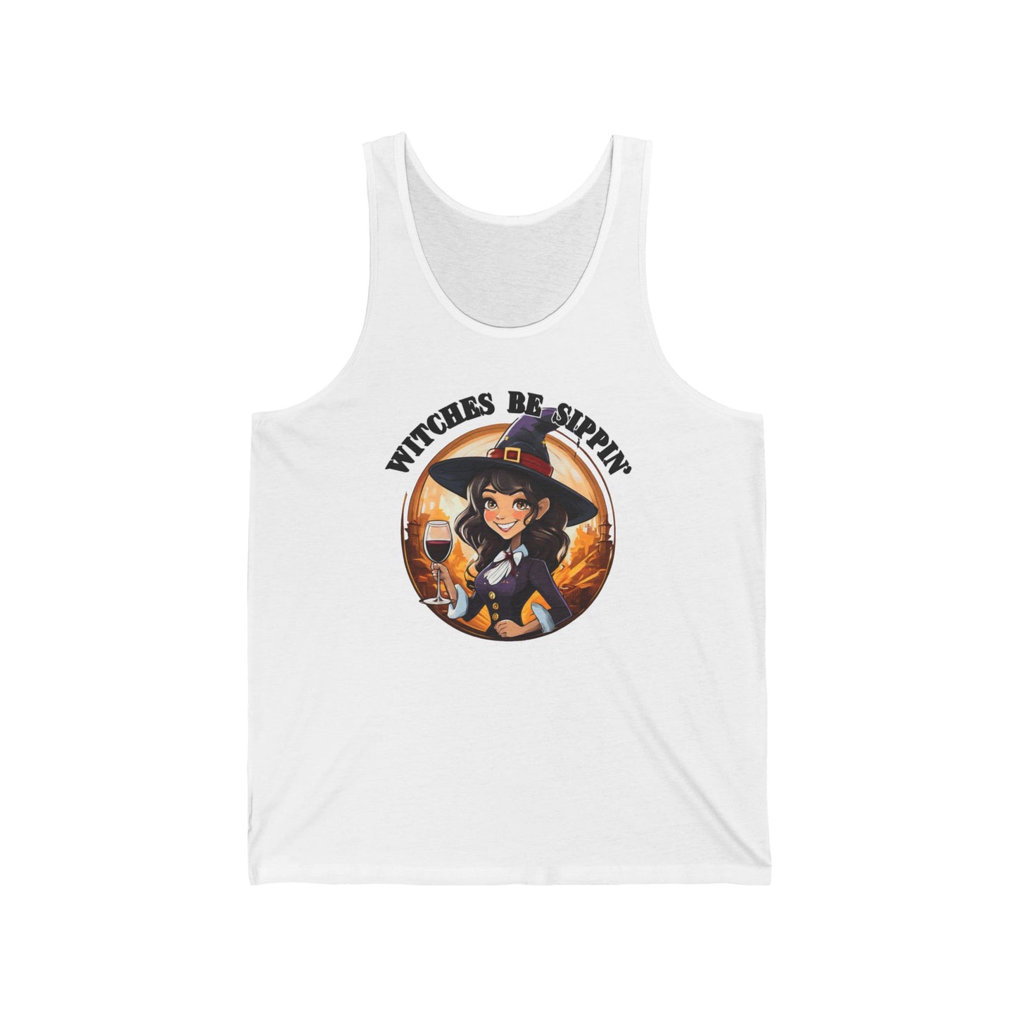 Witches Be Sippin' - Unisex Jersey Tank