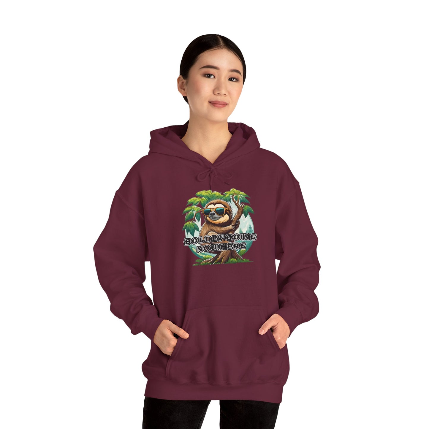 Boldly going nowhere - Unisex Heavy Blend™ Hooded Sweatshirt