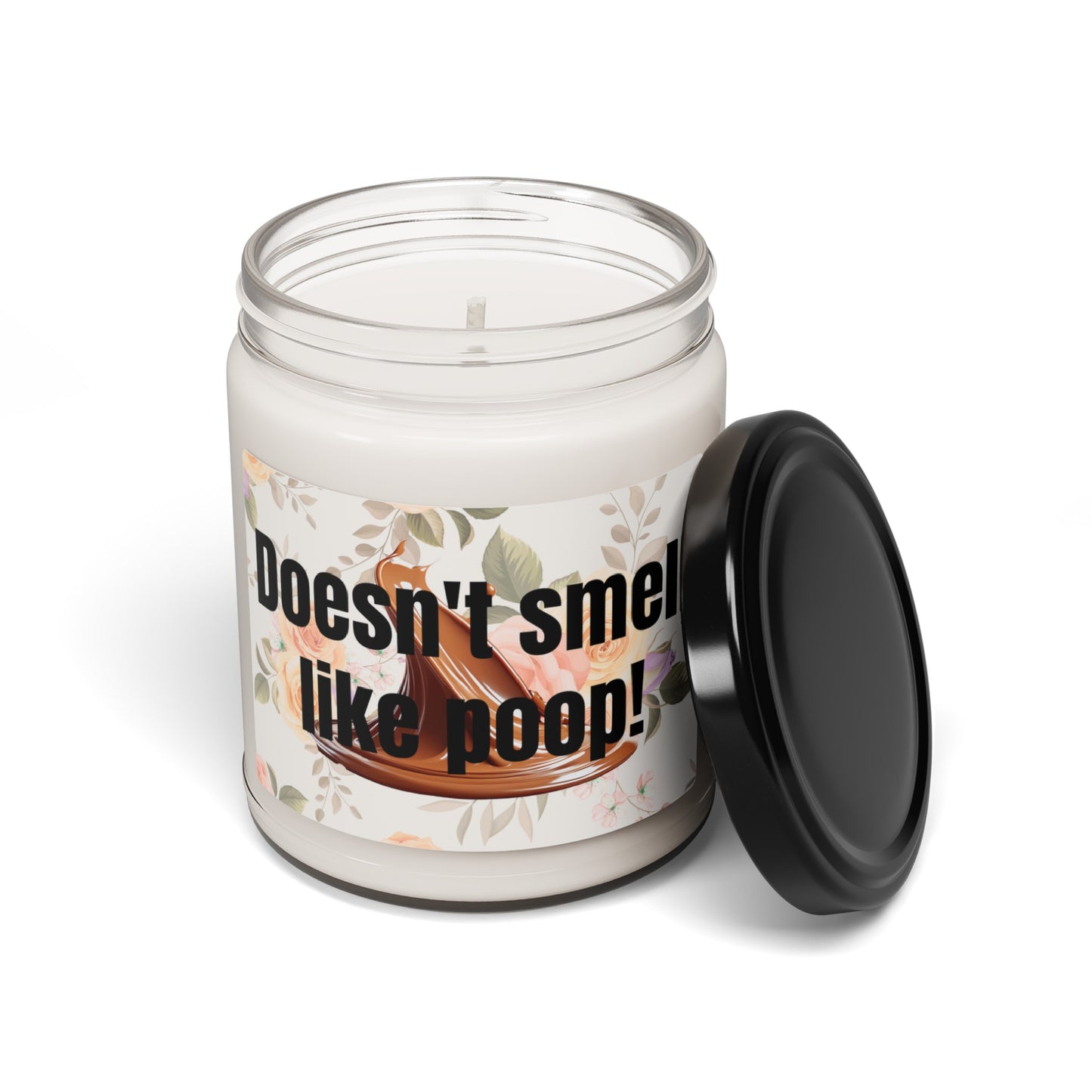 Exclusive - Doesn't smell like poop! - Scented Soy Candle, 9oz