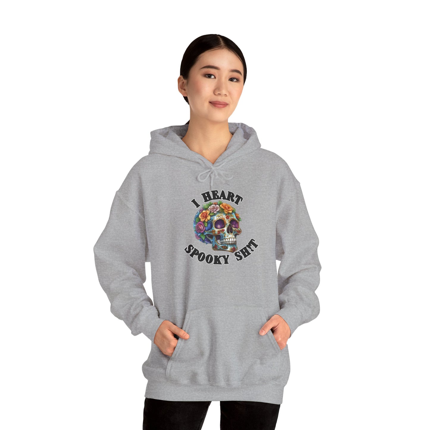 I Heart Spooky Sh!t - Unisex Heavy Blend™ Hooded Sweatshirt