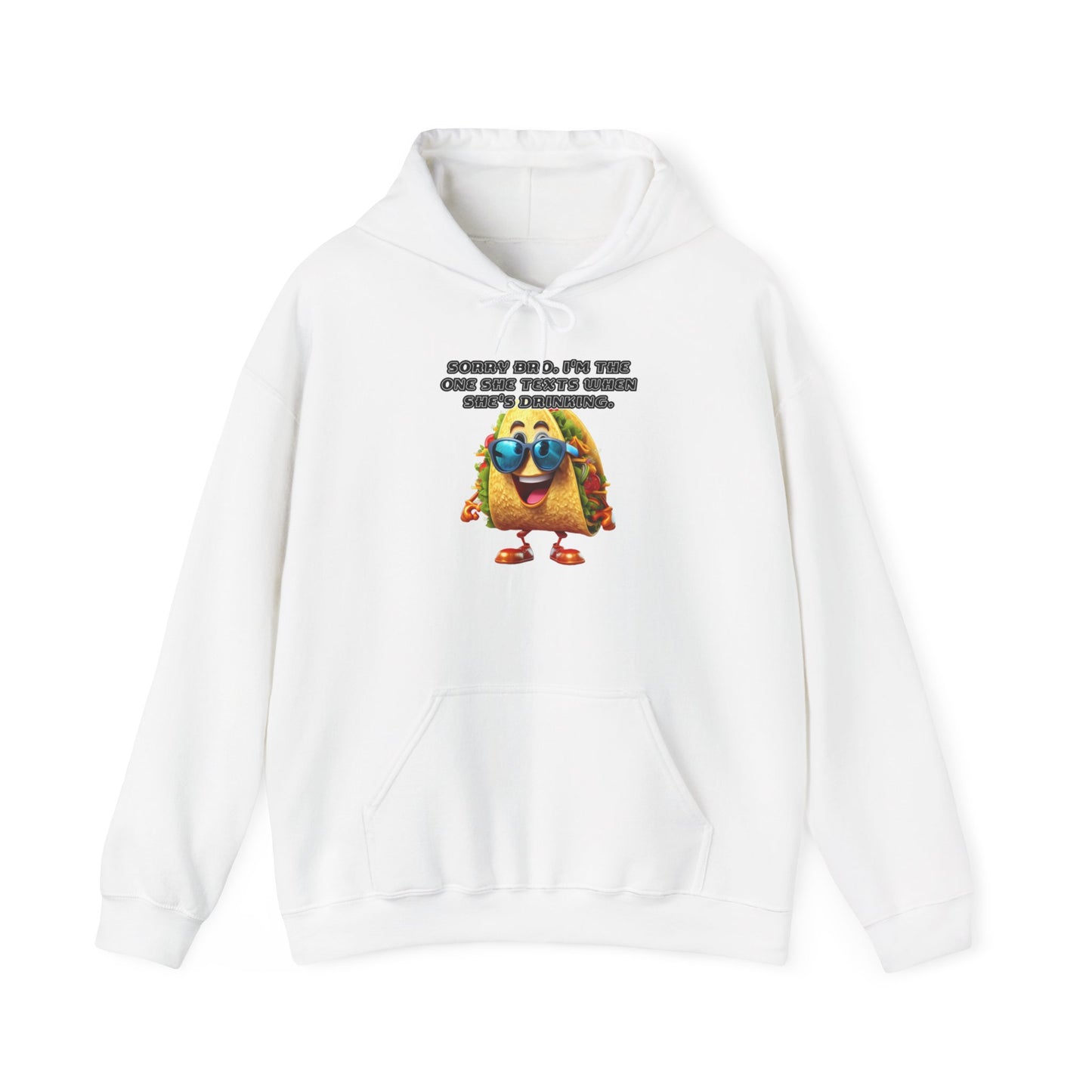 Texting taco - Unisex Heavy Blend™ Hooded Sweatshirt