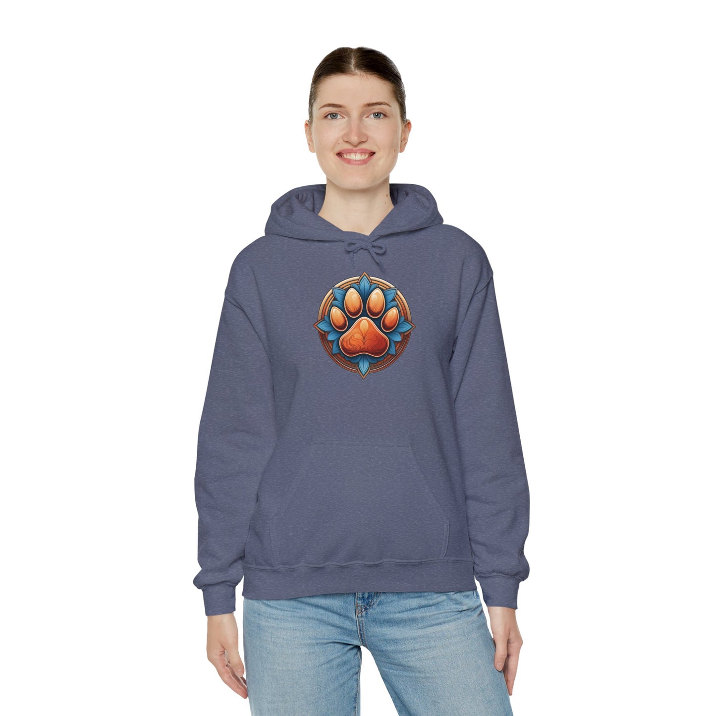 Pawprint logo - Unisex Heavy Blend™ Hooded Sweatshirt