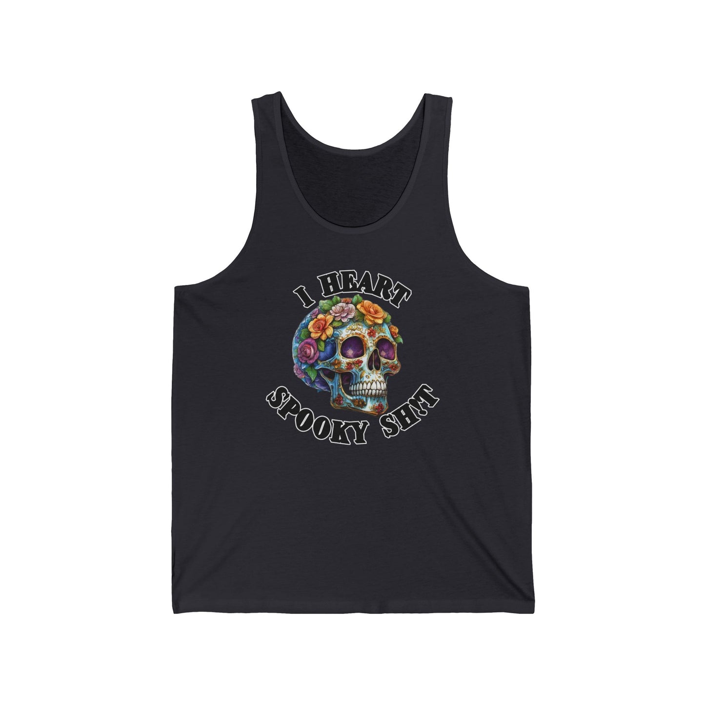 I Heart Spooky Sh!t - Unisex Jersey Tank