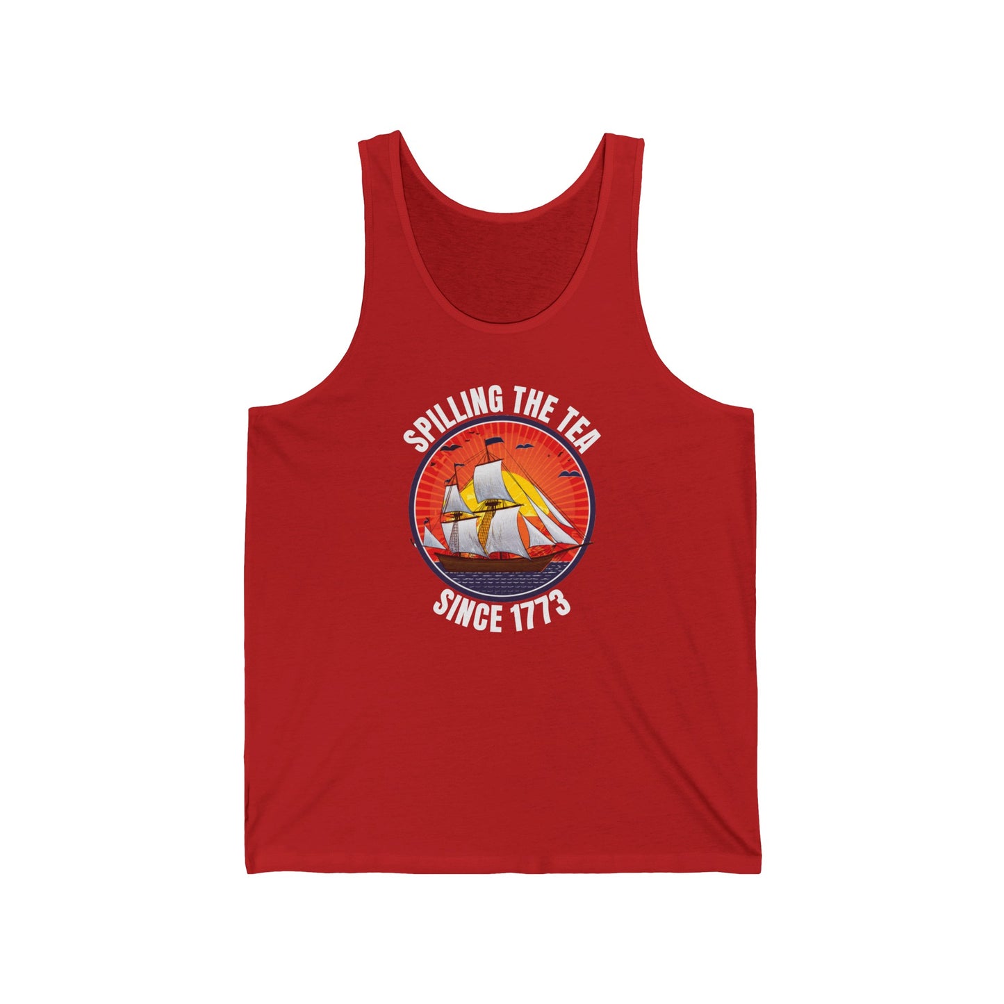 Spilling the tea since 1773 - Unisex Jersey Tank