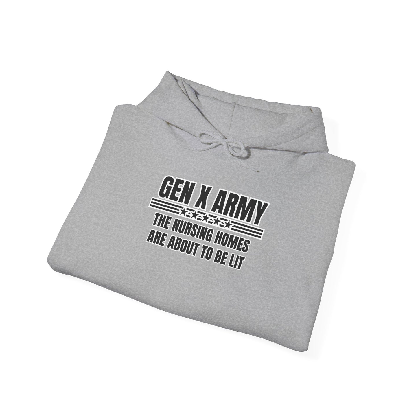 The nursing homes are about to be lit - Unisex Heavy Blend™ Hooded Sweatshirt