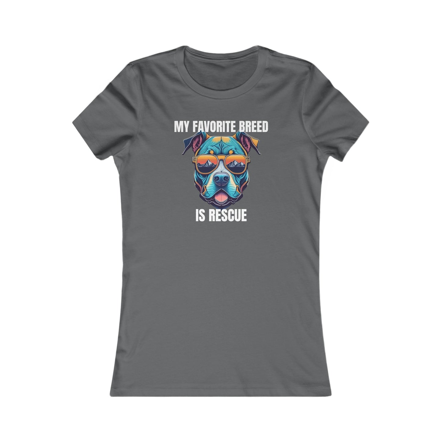 My favorite breed is rescue 1 - Women's Favorite Tee