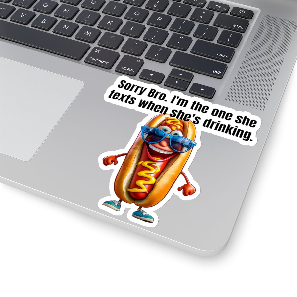 Texting weiner - Kiss-Cut Stickers