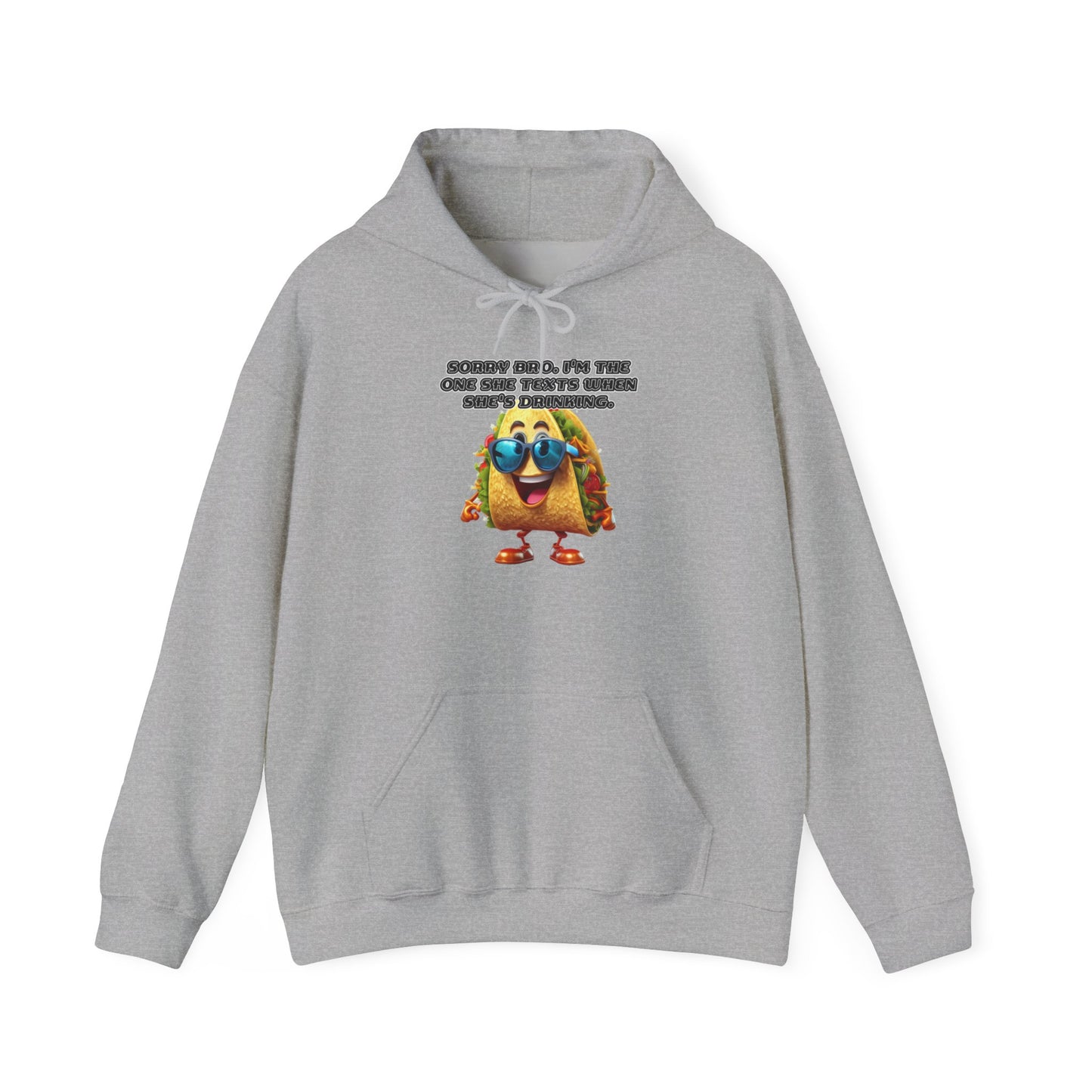 Texting taco - Unisex Heavy Blend™ Hooded Sweatshirt