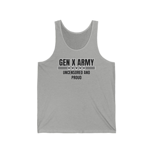 Uncensored and proud - Unisex Jersey Tank