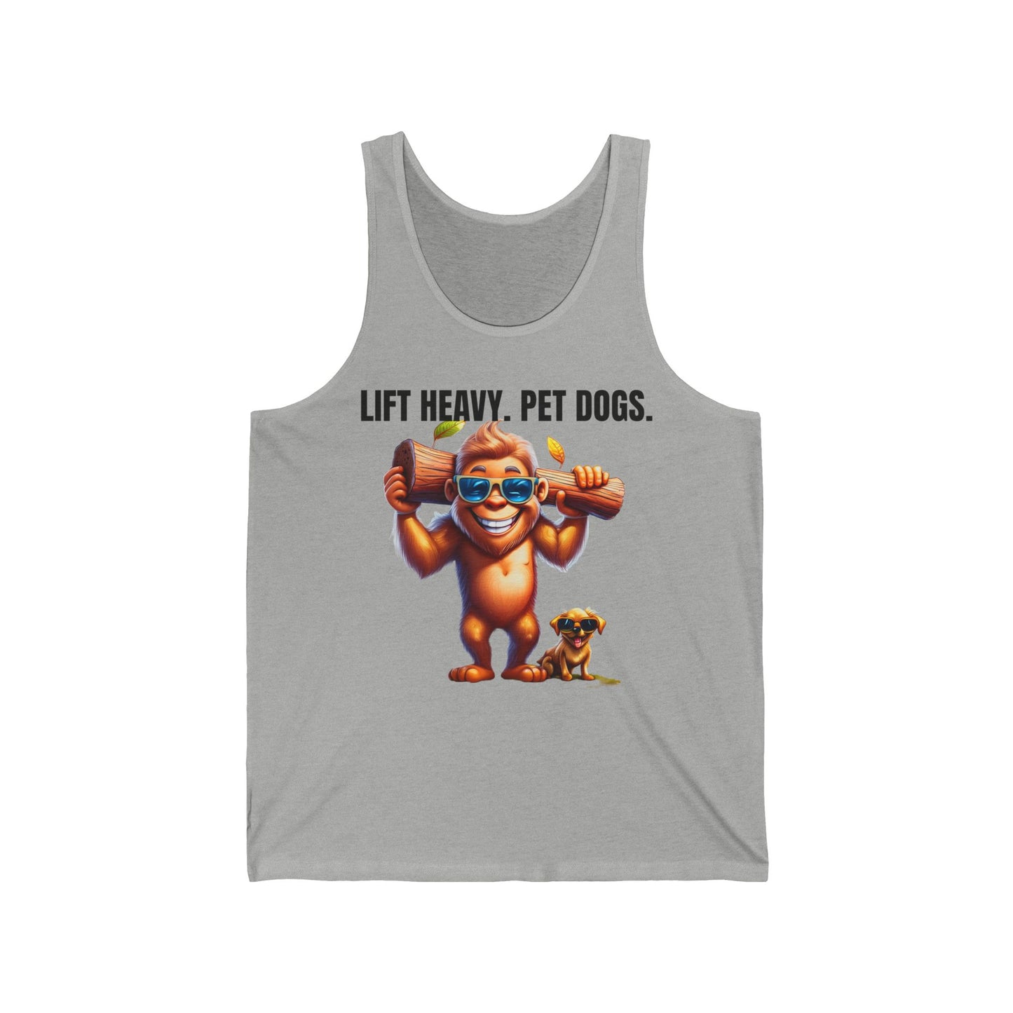 Lift heavy pet dogs 1 - Unisex Jersey Tank