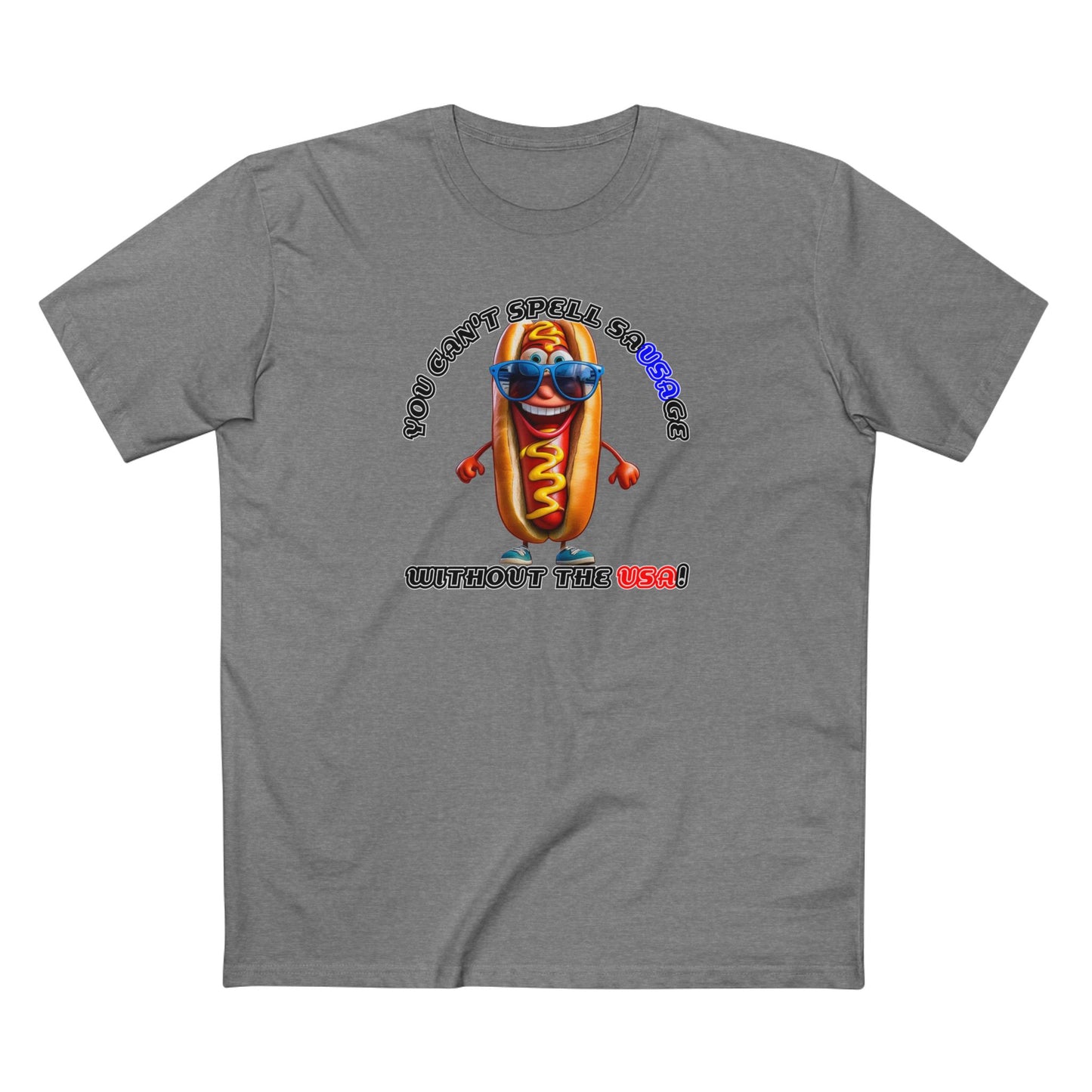 You can't spell sausage without the USA! - Men's Staple Tee