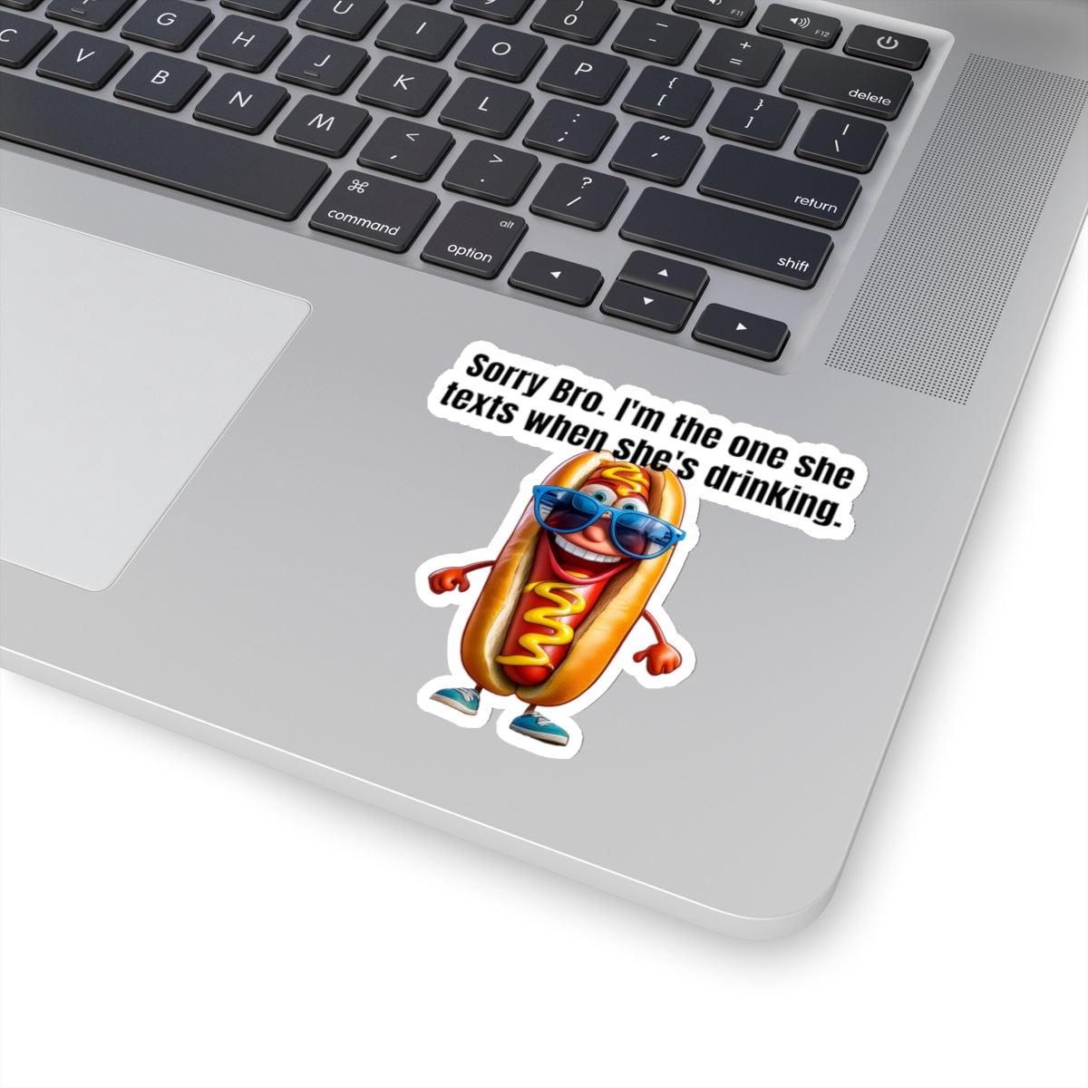 Texting weiner - Kiss-Cut Stickers