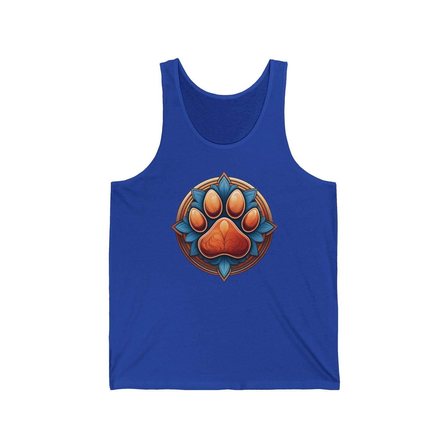 Pawprint logo - Unisex Jersey Tank