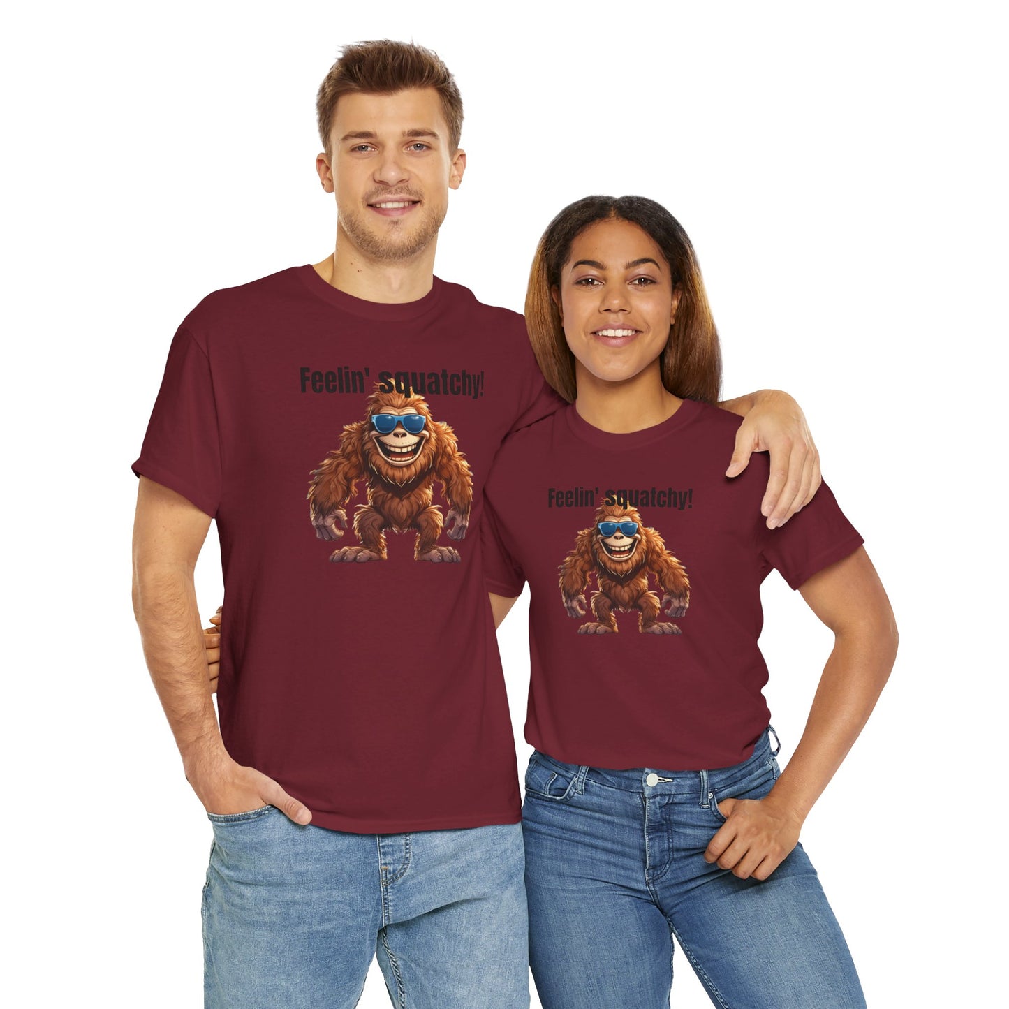 Feelin' squatchy! - Unisex Heavy Cotton Tee