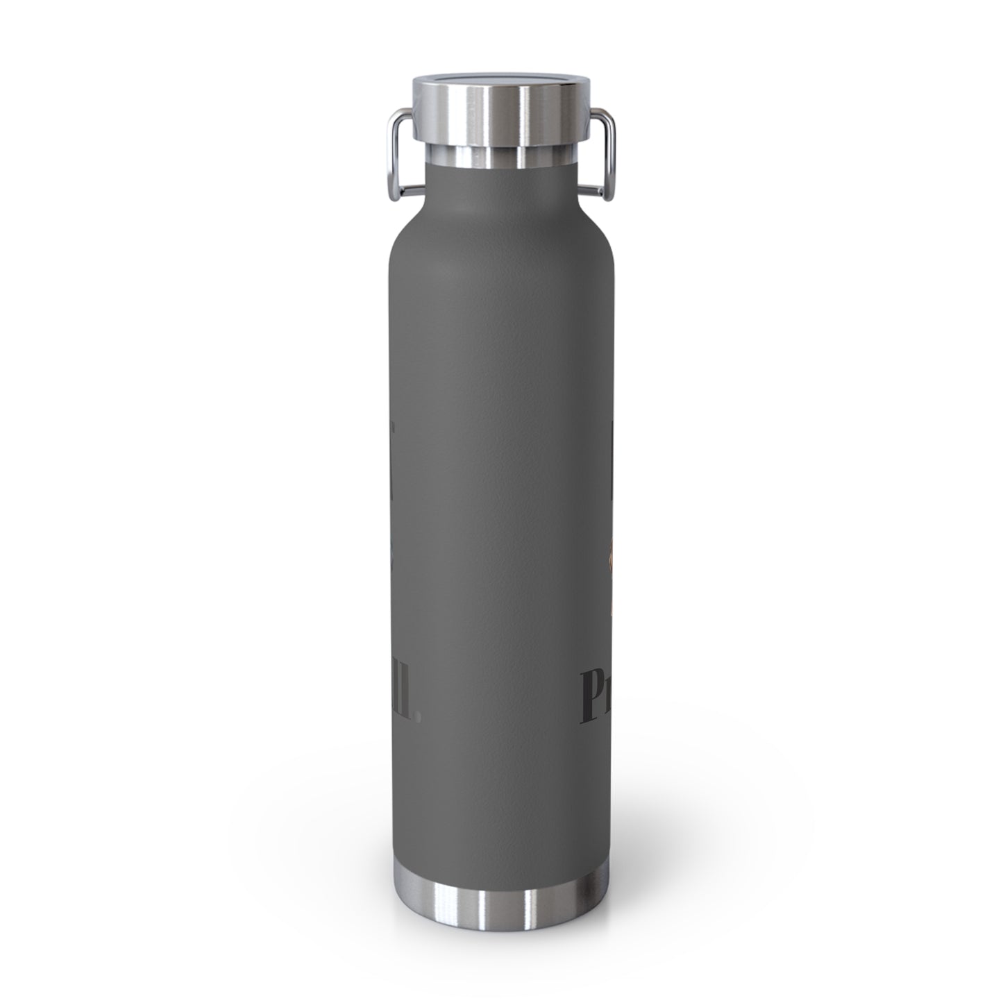 Protect them all with logo - Copper Vacuum Insulated Bottle, 22oz