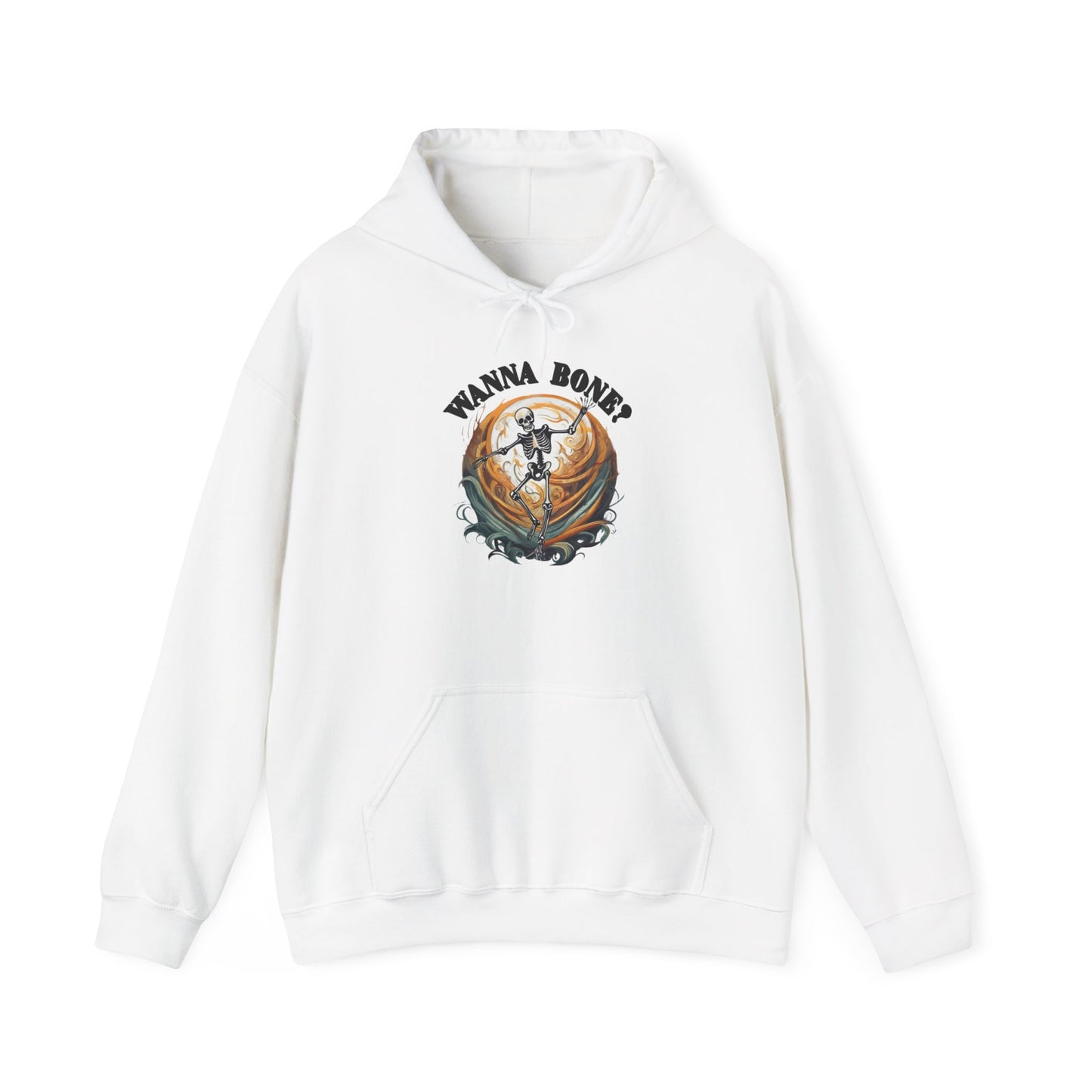 Wanna bone? - Unisex Heavy Blend™ Hooded Sweatshirt