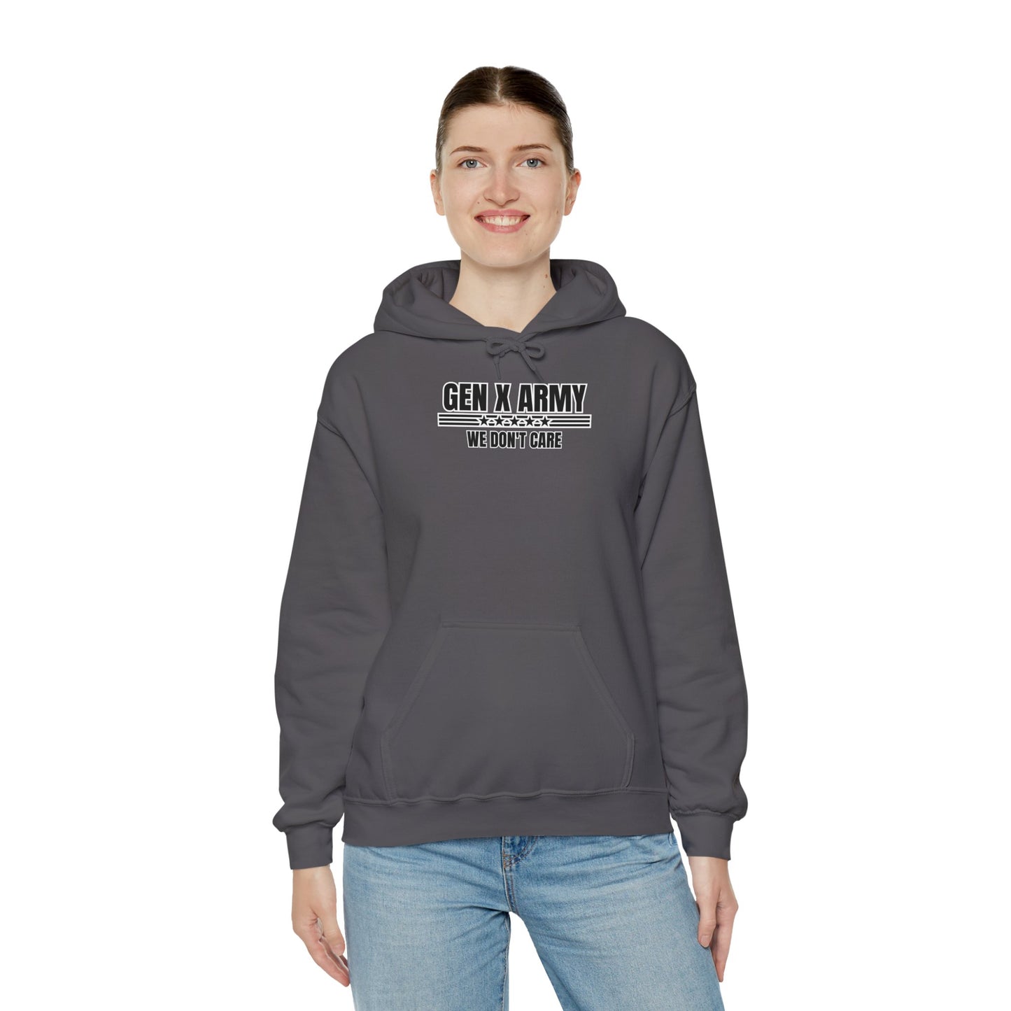 We don't care - Unisex Heavy Blend™ Hooded Sweatshirt