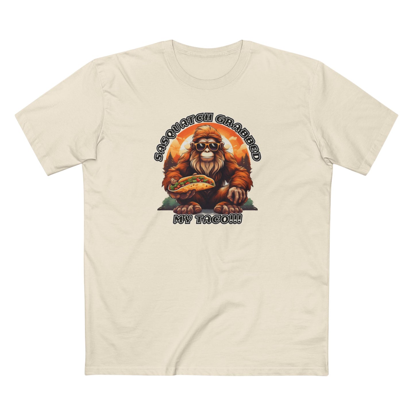 Sasquatch grabbed my taco! - Men's Staple Tee