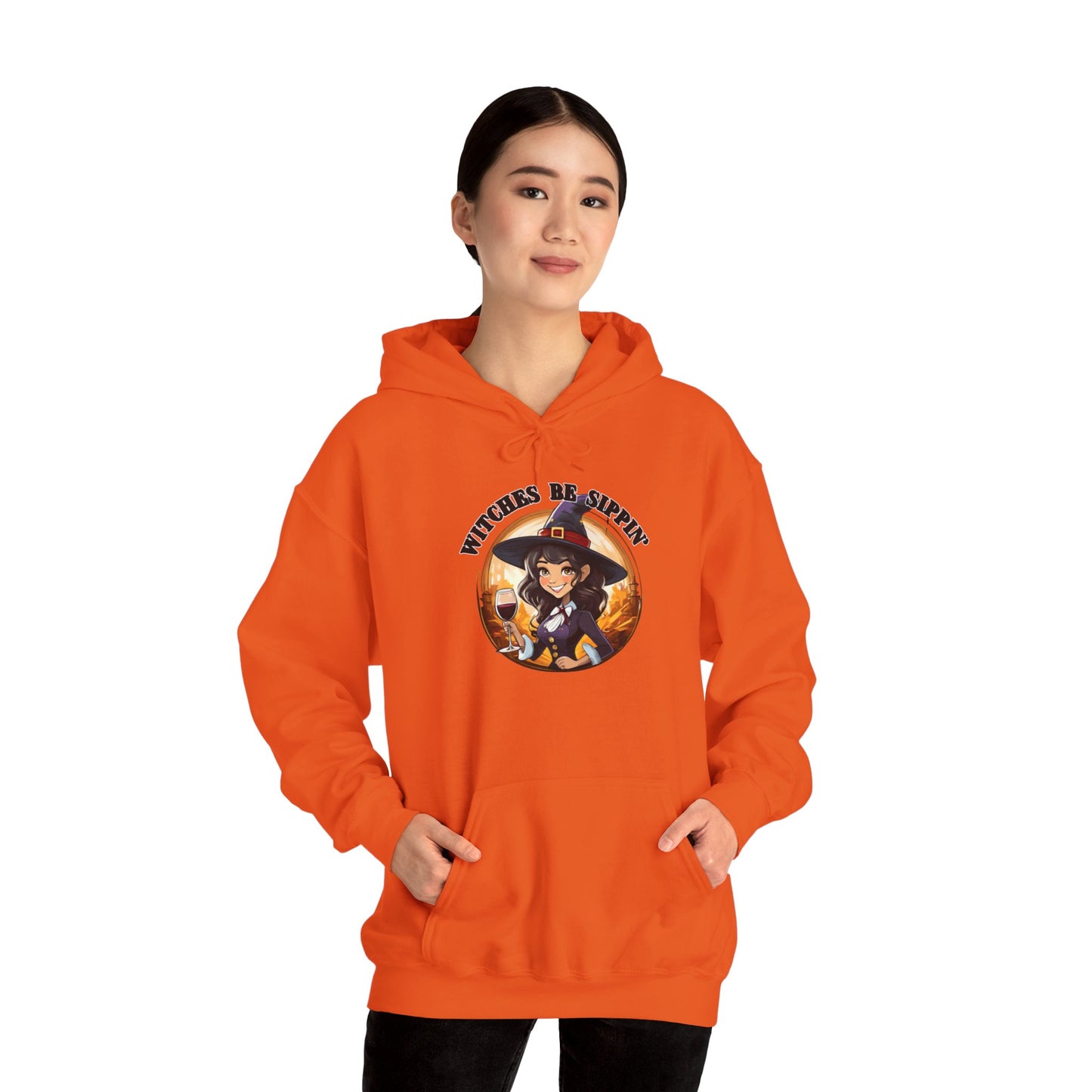 Witches Be Sippin' - Unisex Heavy Blend™ Hooded Sweatshirt