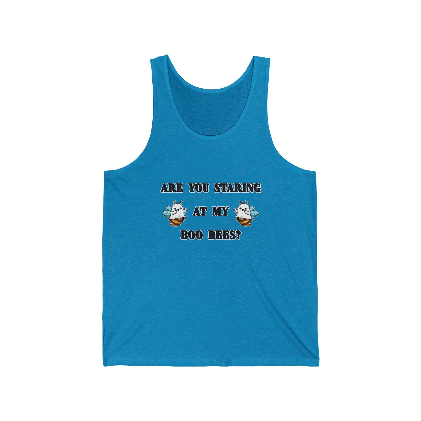 Are you staring at my boo bees? - Unisex Jersey Tank