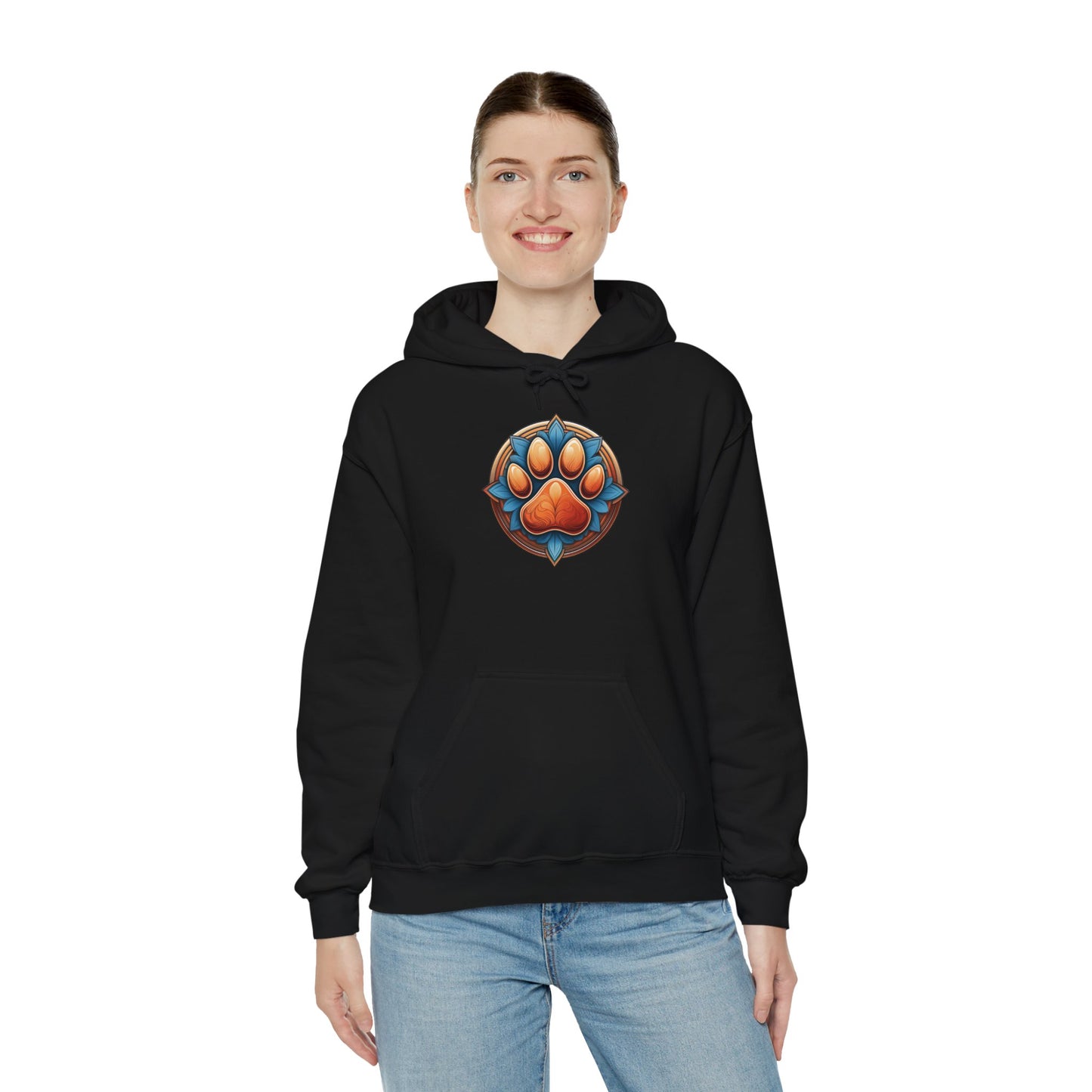 Pawprint logo - Unisex Heavy Blend™ Hooded Sweatshirt