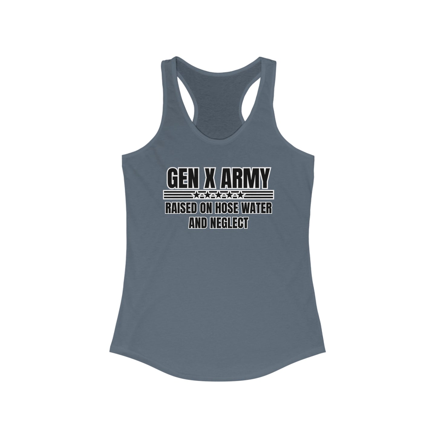 Hose water and neglect - Women's Ideal Racerback Tank