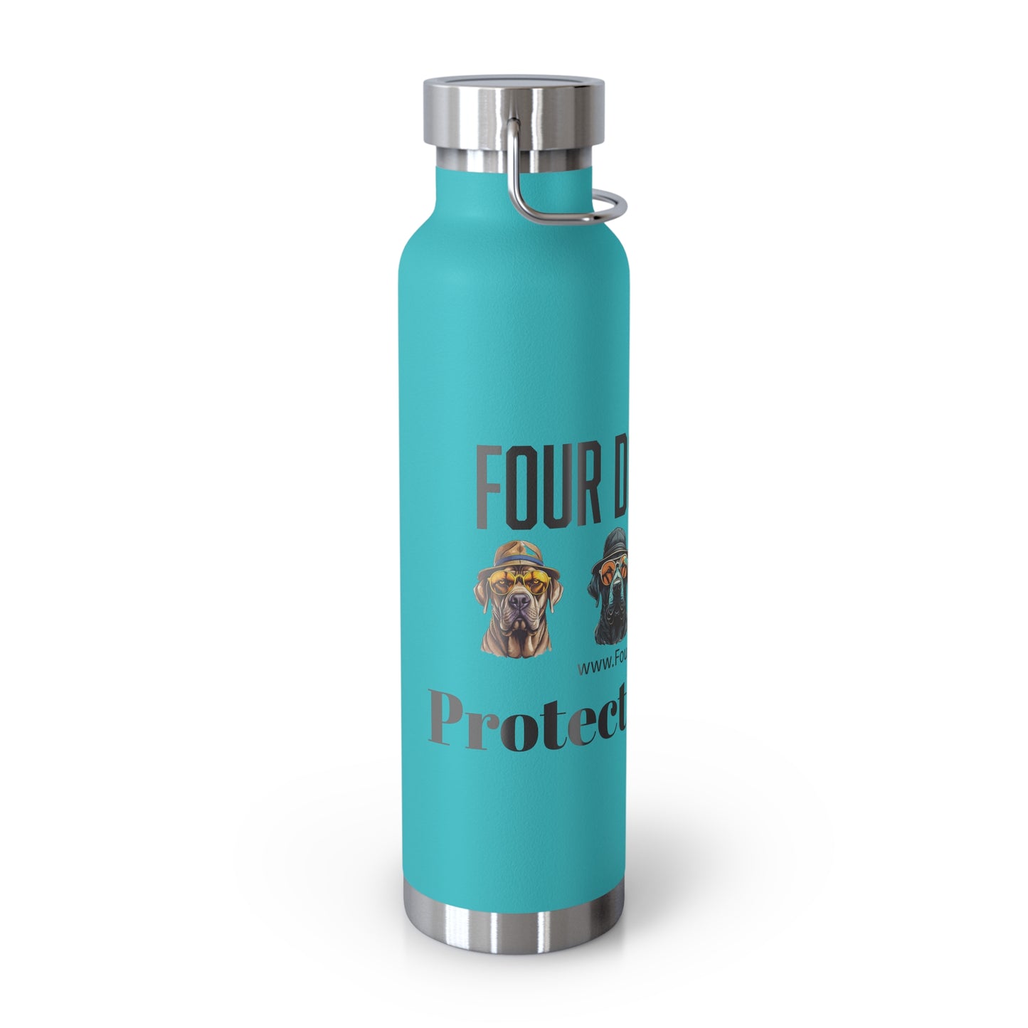 Protect them all with logo - Copper Vacuum Insulated Bottle, 22oz