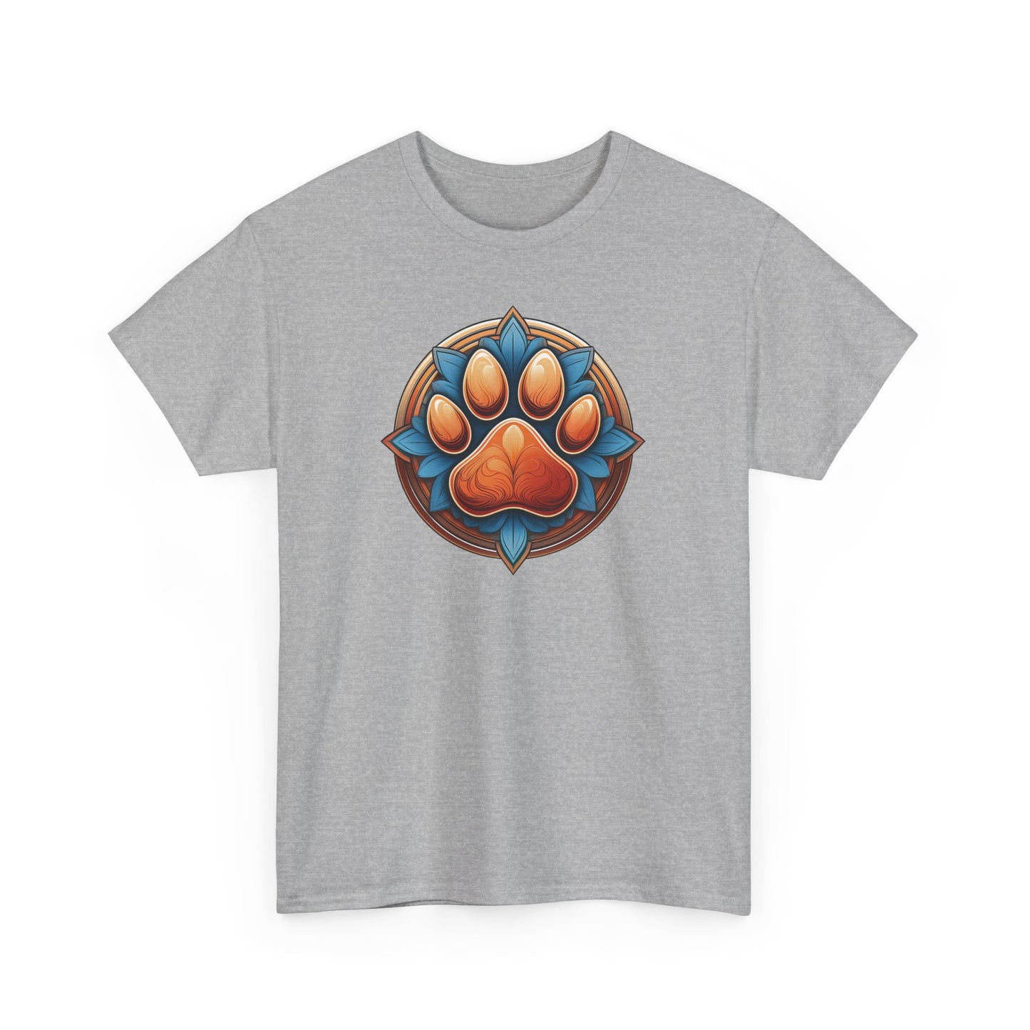 Pawprint logo - Unisex Heavy Cotton Tee