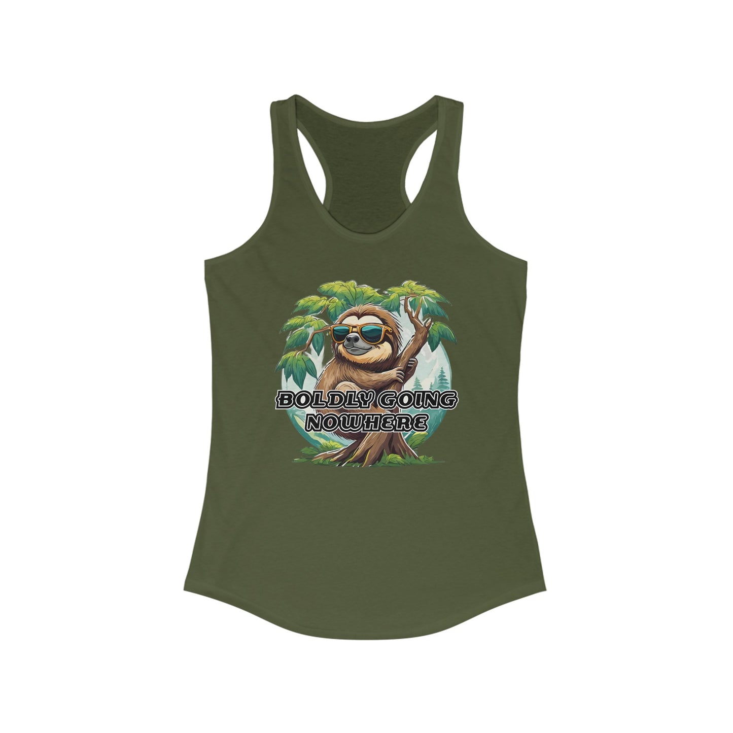 Boldly going nowhere - Women's Ideal Racerback Tank